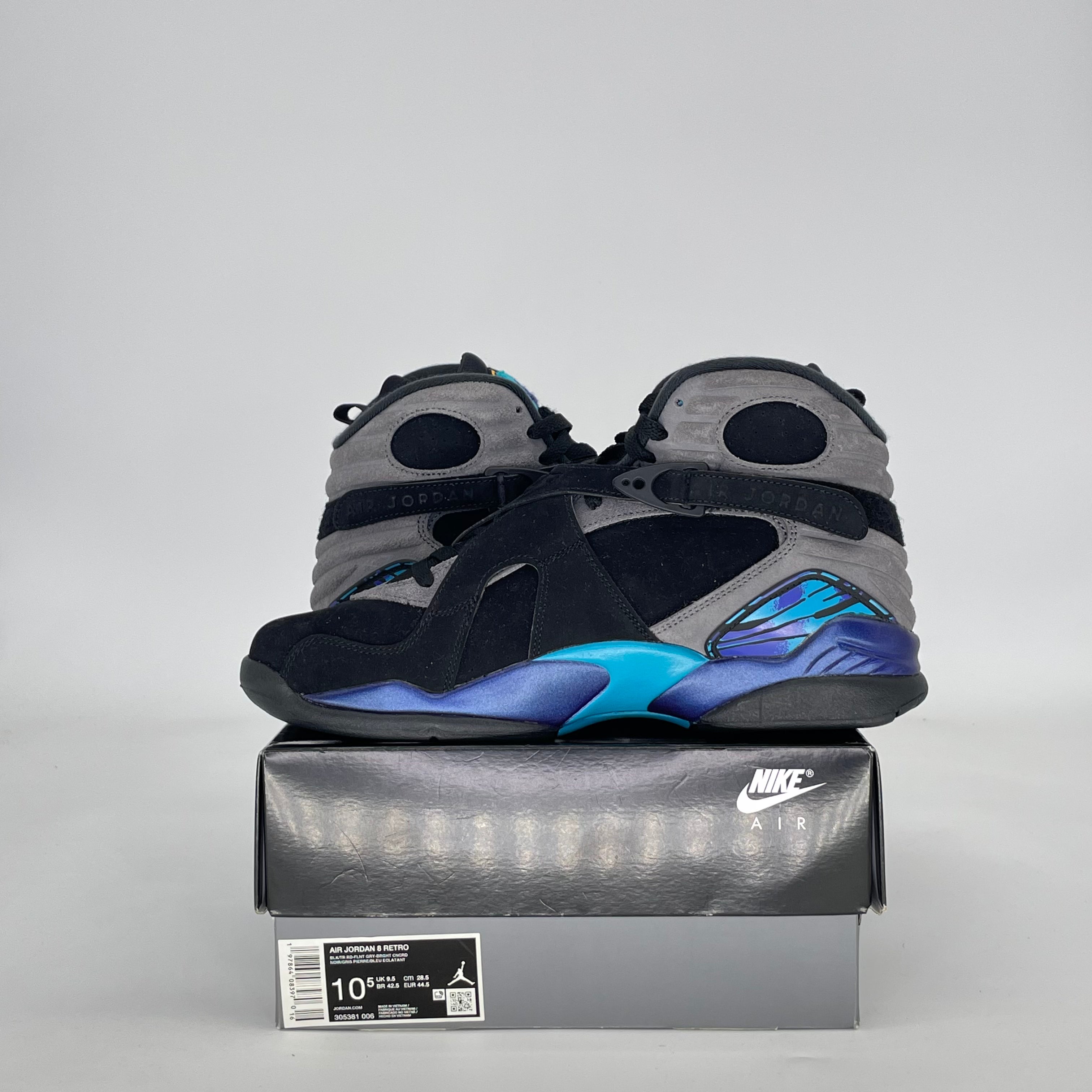 AIR JORDAN 8 AQUA (2025) 305381-006 SIZE 10.5/12W