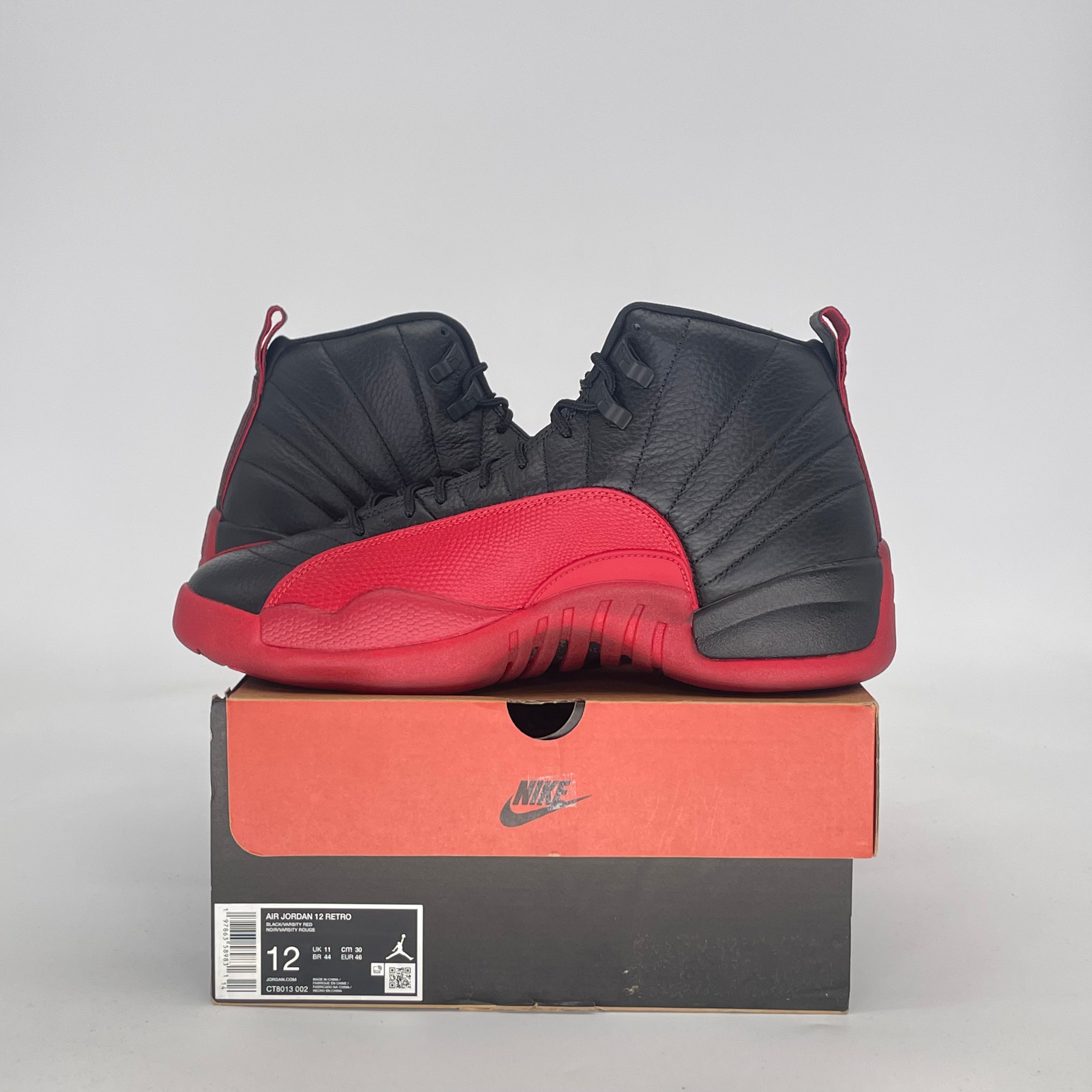 AIR JORDAN 12 FLU GAME CT8013-002 SIZE 12/13.5W
