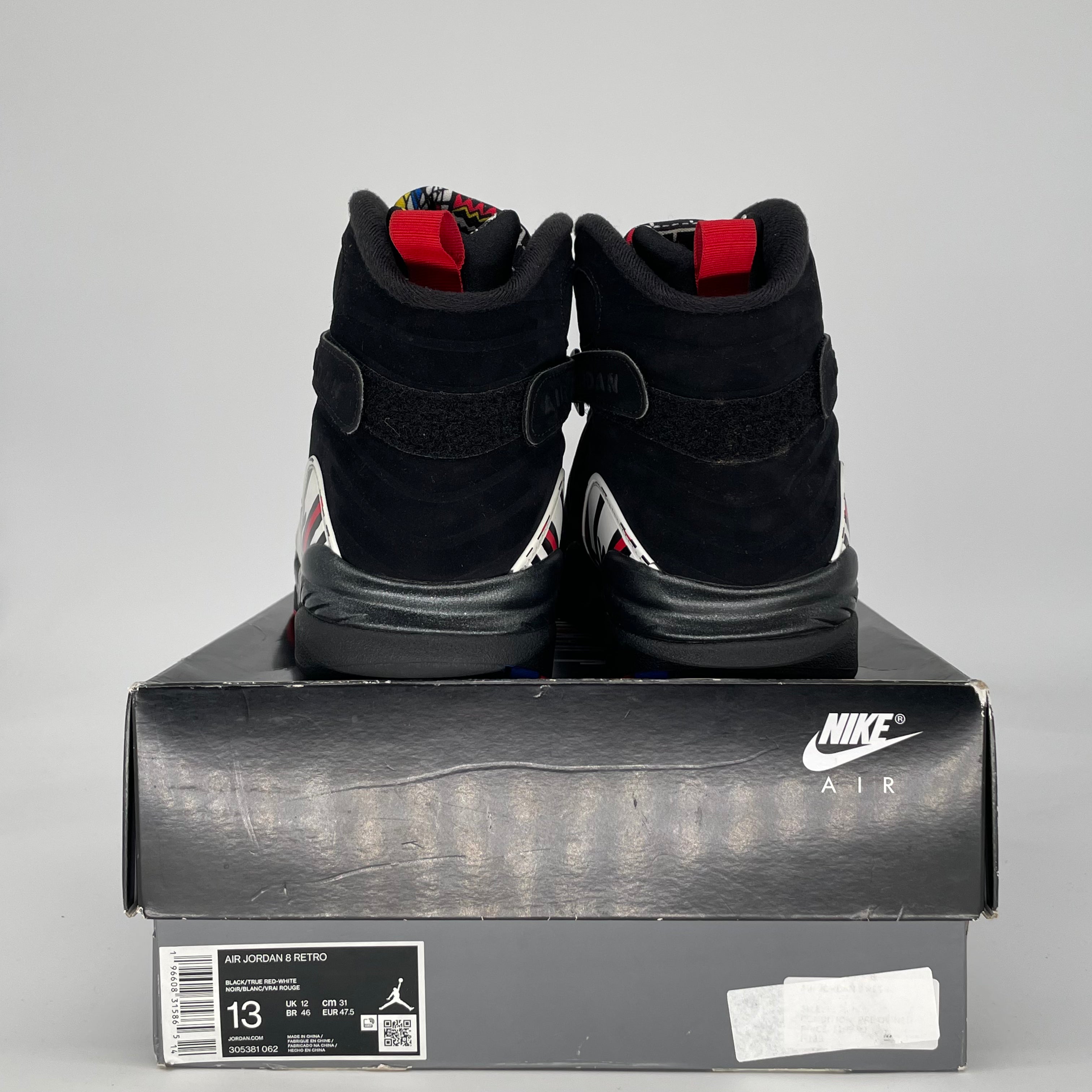 AIR JORDAN 8 PLAYOFFS 305381-062 SIZE 13/14.5W