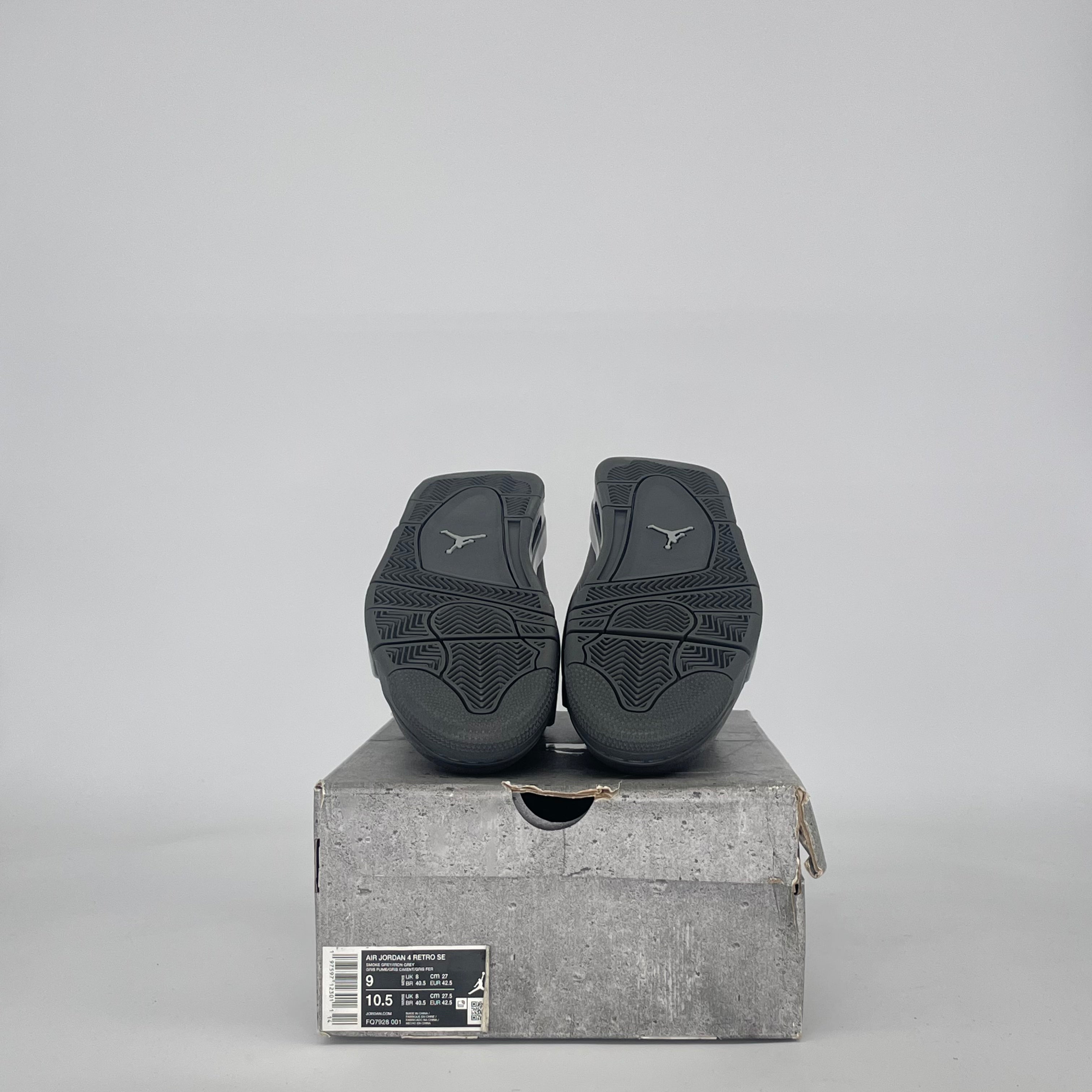 AIR JORDAN 4 PARIS OLYMPICS WET CEMENT FQ7928-001 SIZE 9/10.5W
