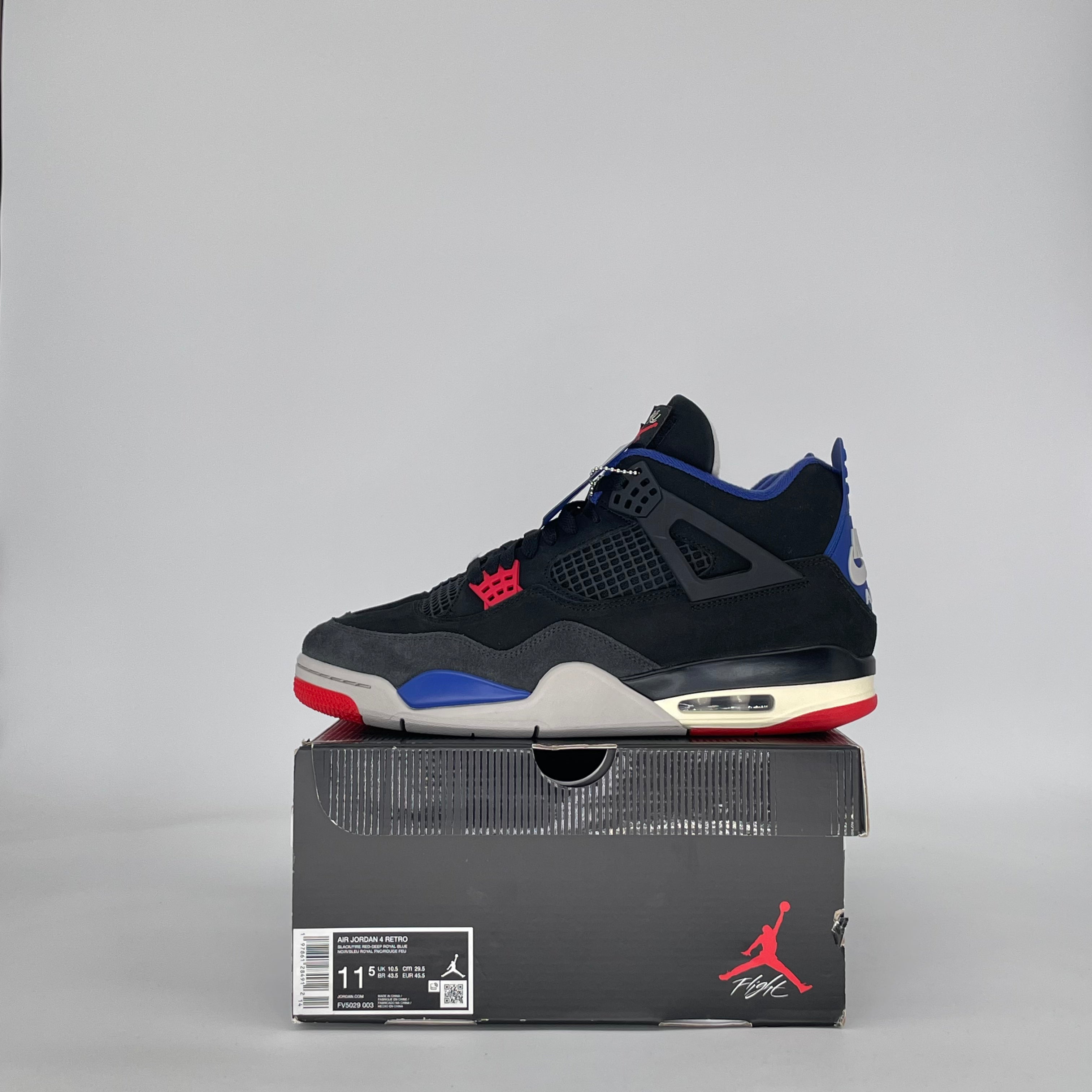 AIR JORDAN 4 RARE AIR (WHITE LETTERING) FV5029-003 SIZE 11.5/13W