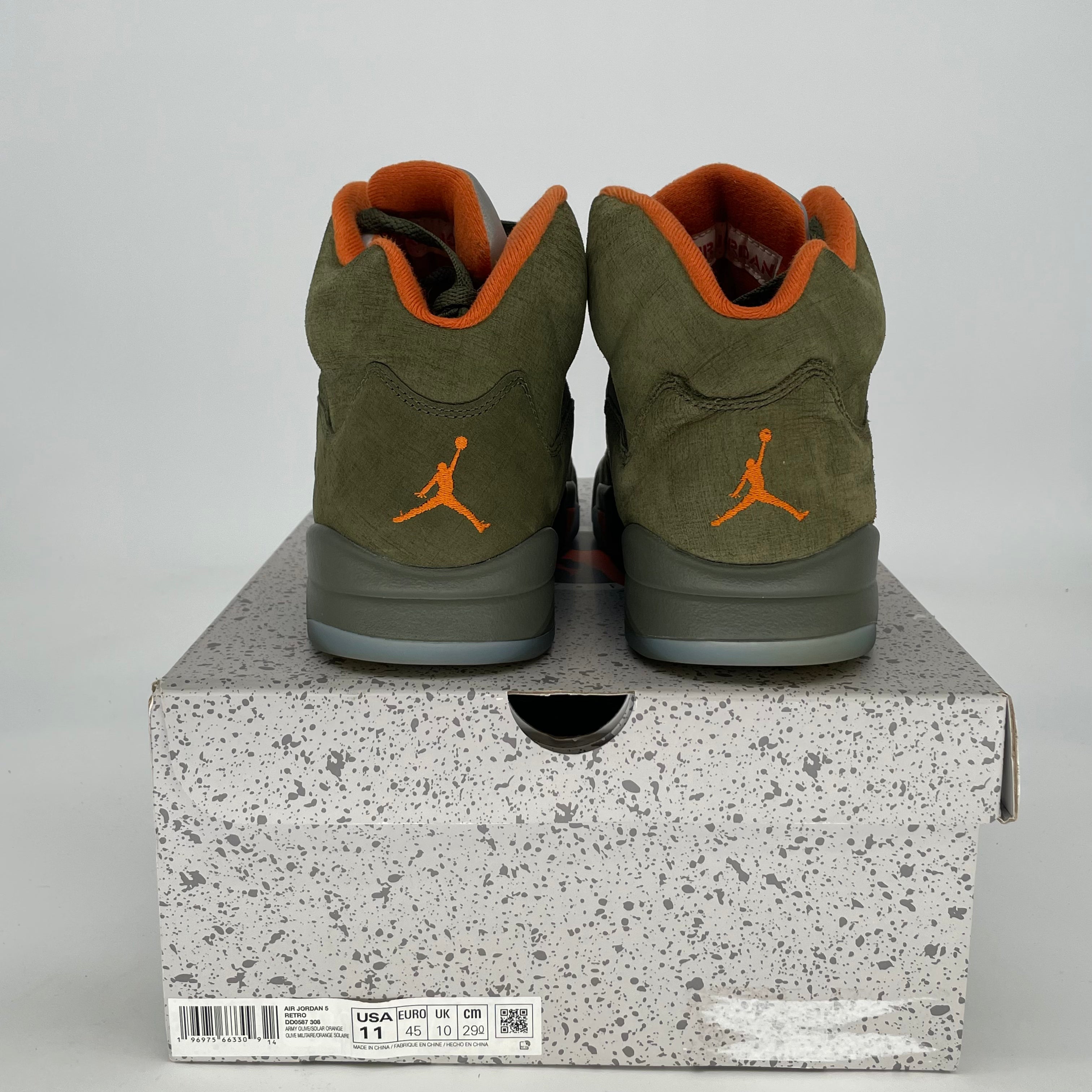 AIR JORDAN 5 OLIVE DD0587-308 SIZE 11/12.5W
