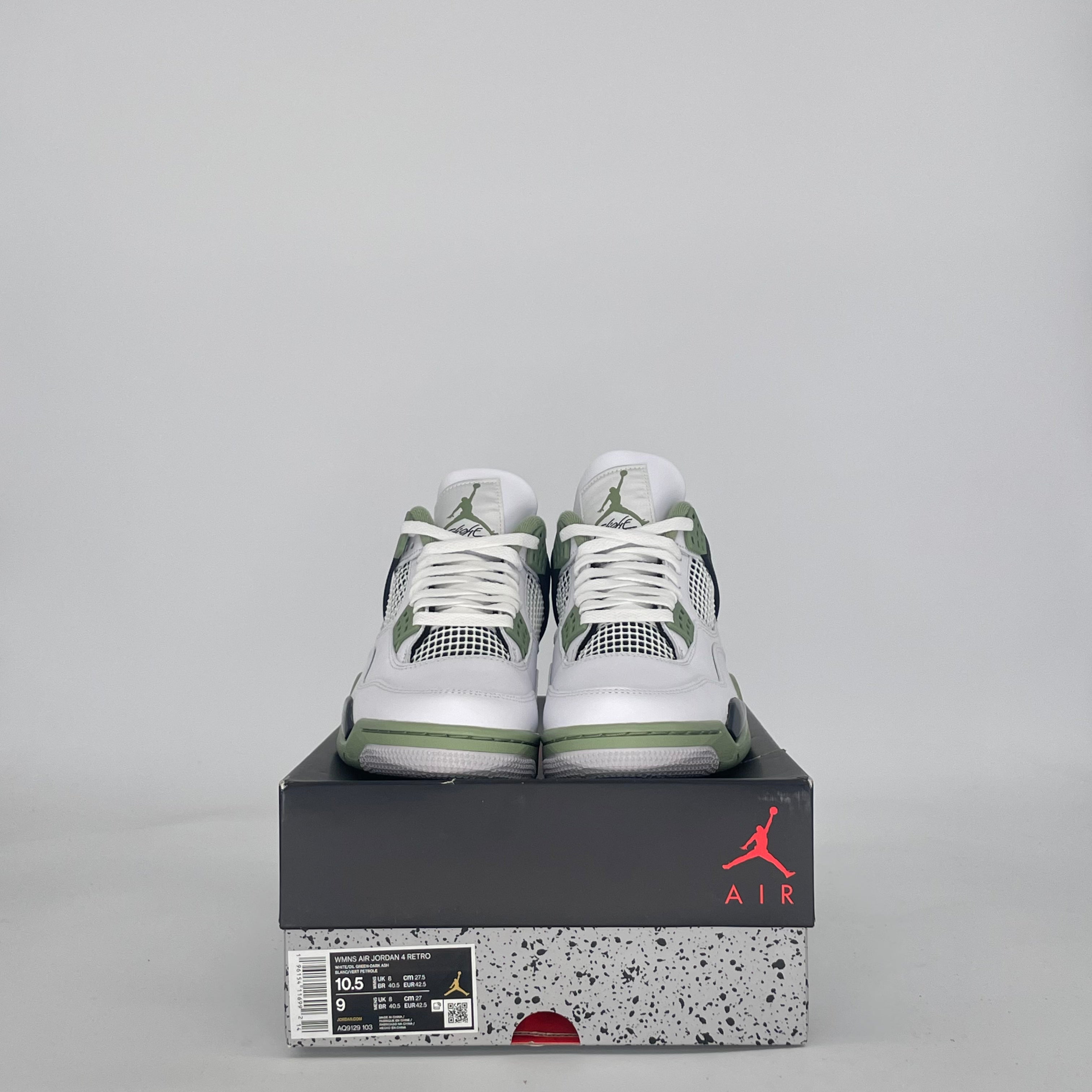 AIR JORDAN 4 SEAFOAM AQ9129-103 SIZE 9/10.5W