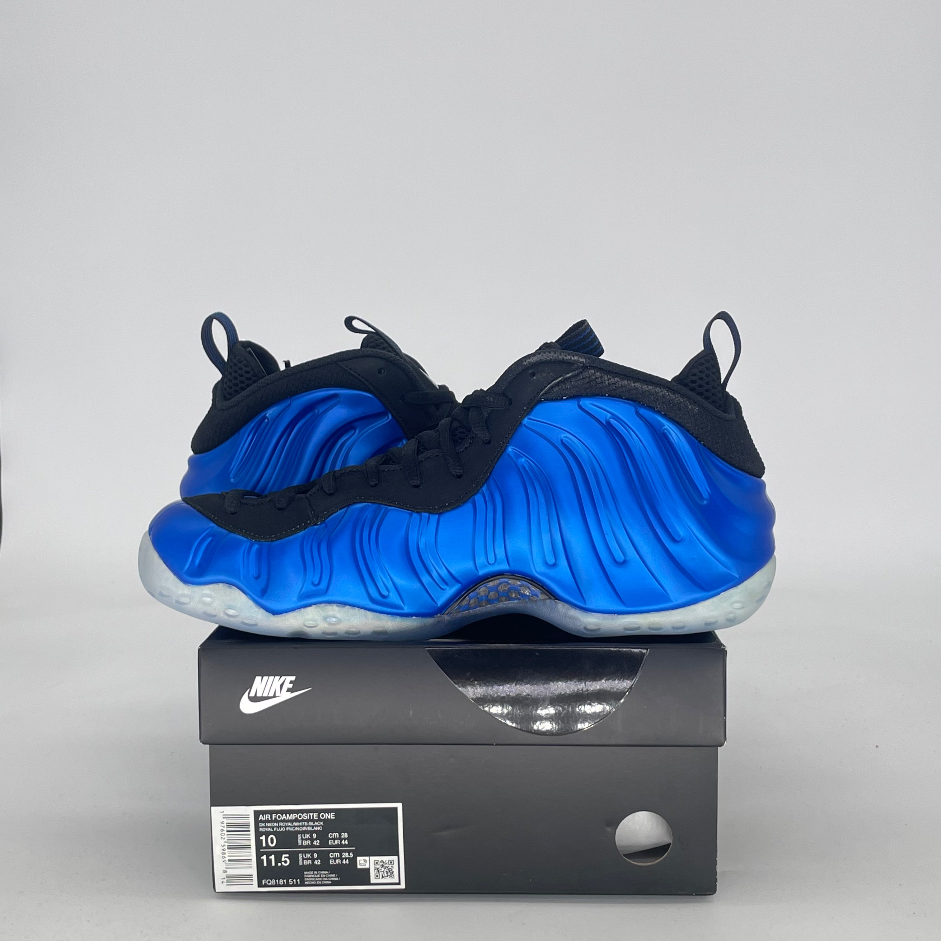 NIKE AIR FOAMPOSITE ONE INTERNATIONAL BLUE FQ8181-511 SIZE 10/11.5W