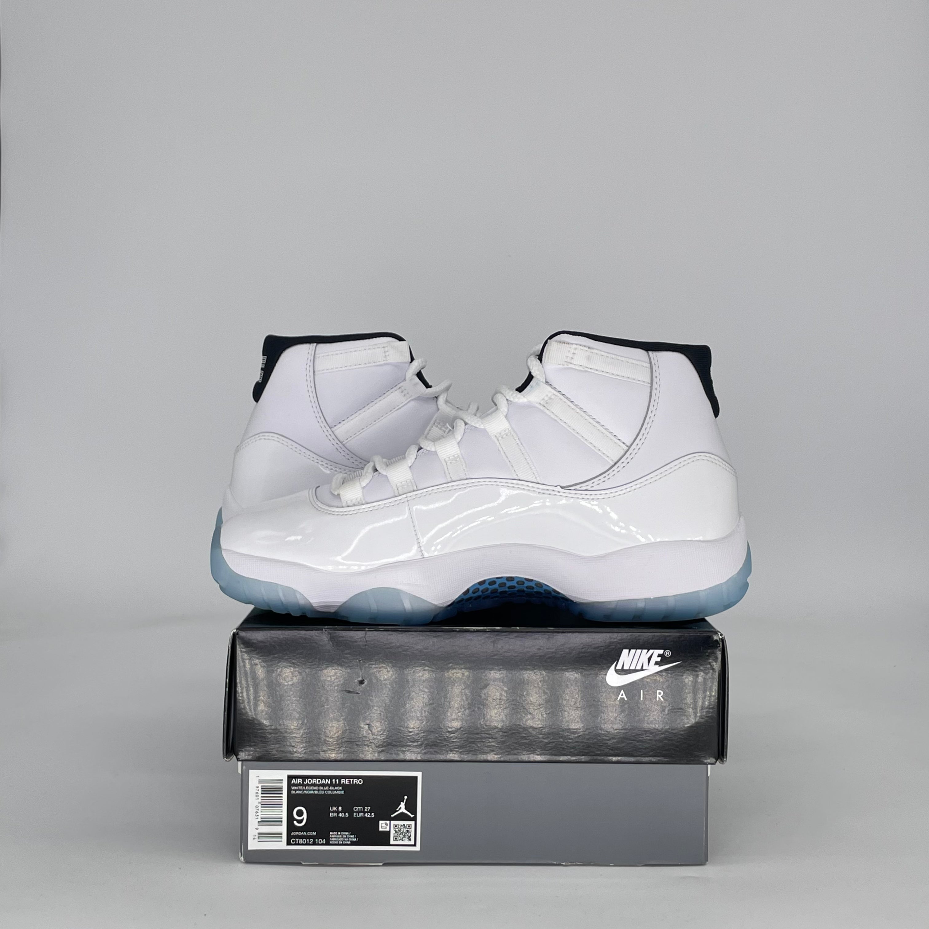 AIR JORDAN 11 LEGEND BLUE CT8012-104 SIZE 9/10.5W