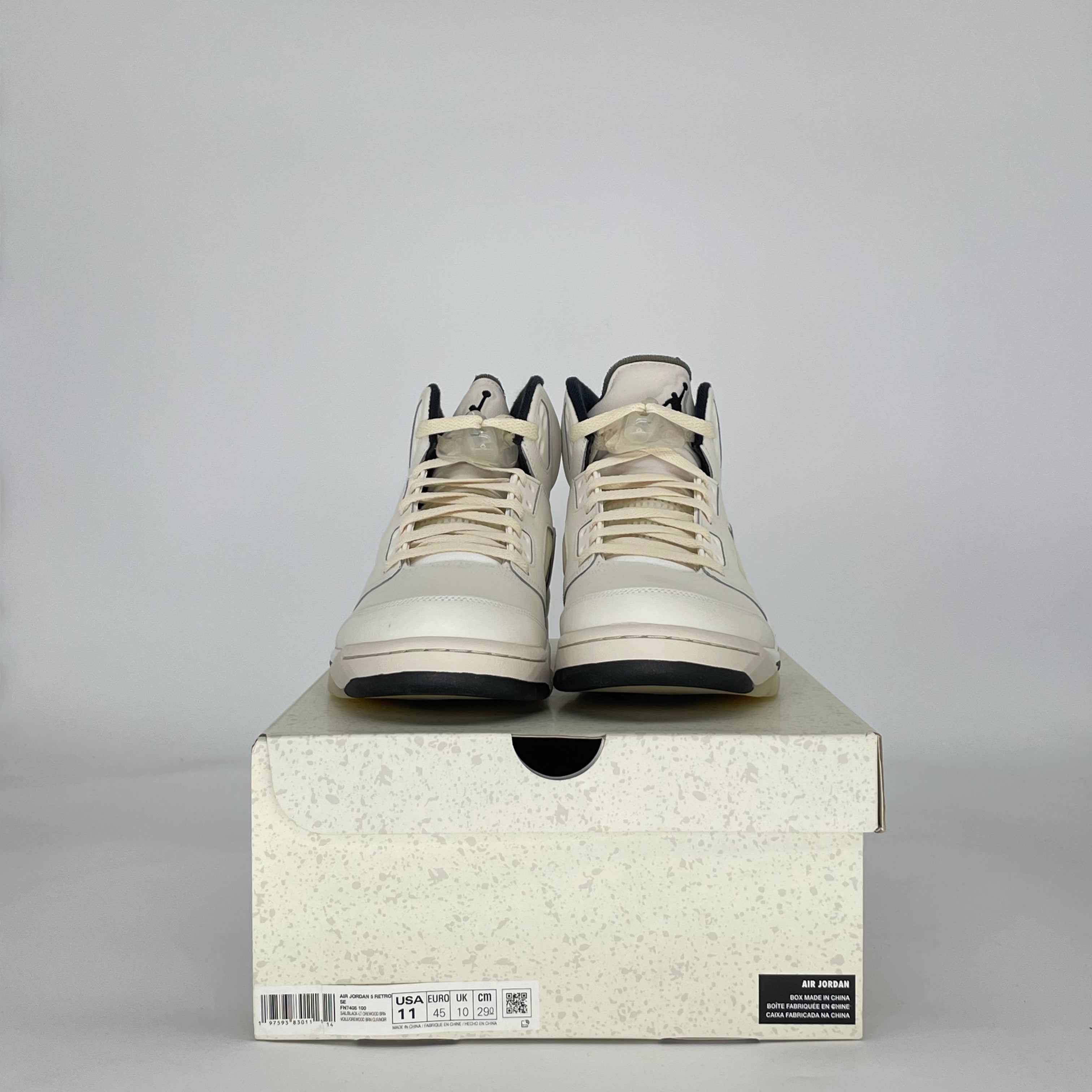 AIR JORDAN 5 SAIL FN7405-100 SIZE 11/12.5W