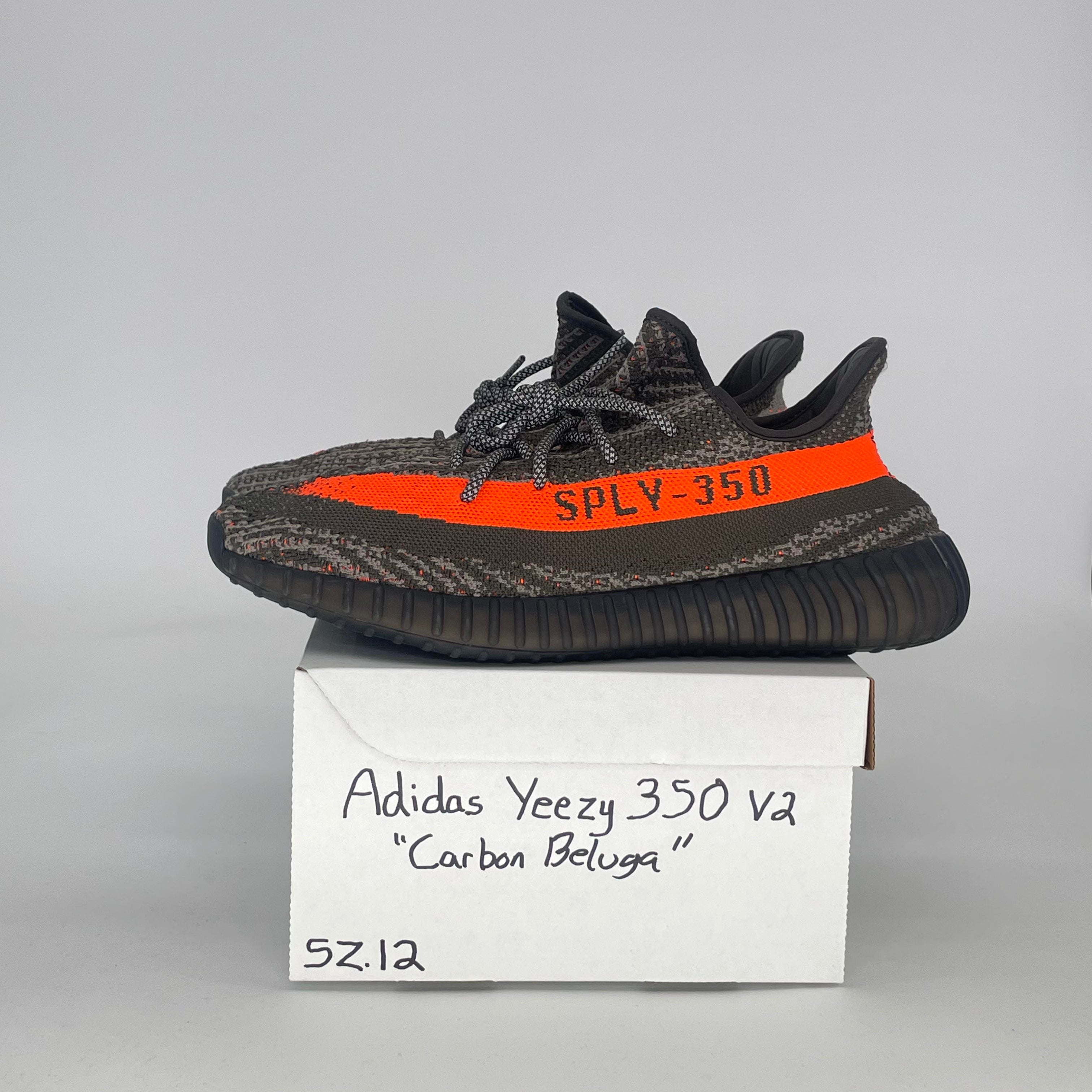 ADIDAS YEEZY BOOST 350 V2 CARBON BELUGA HQ7045 SIZE 12/13.5W