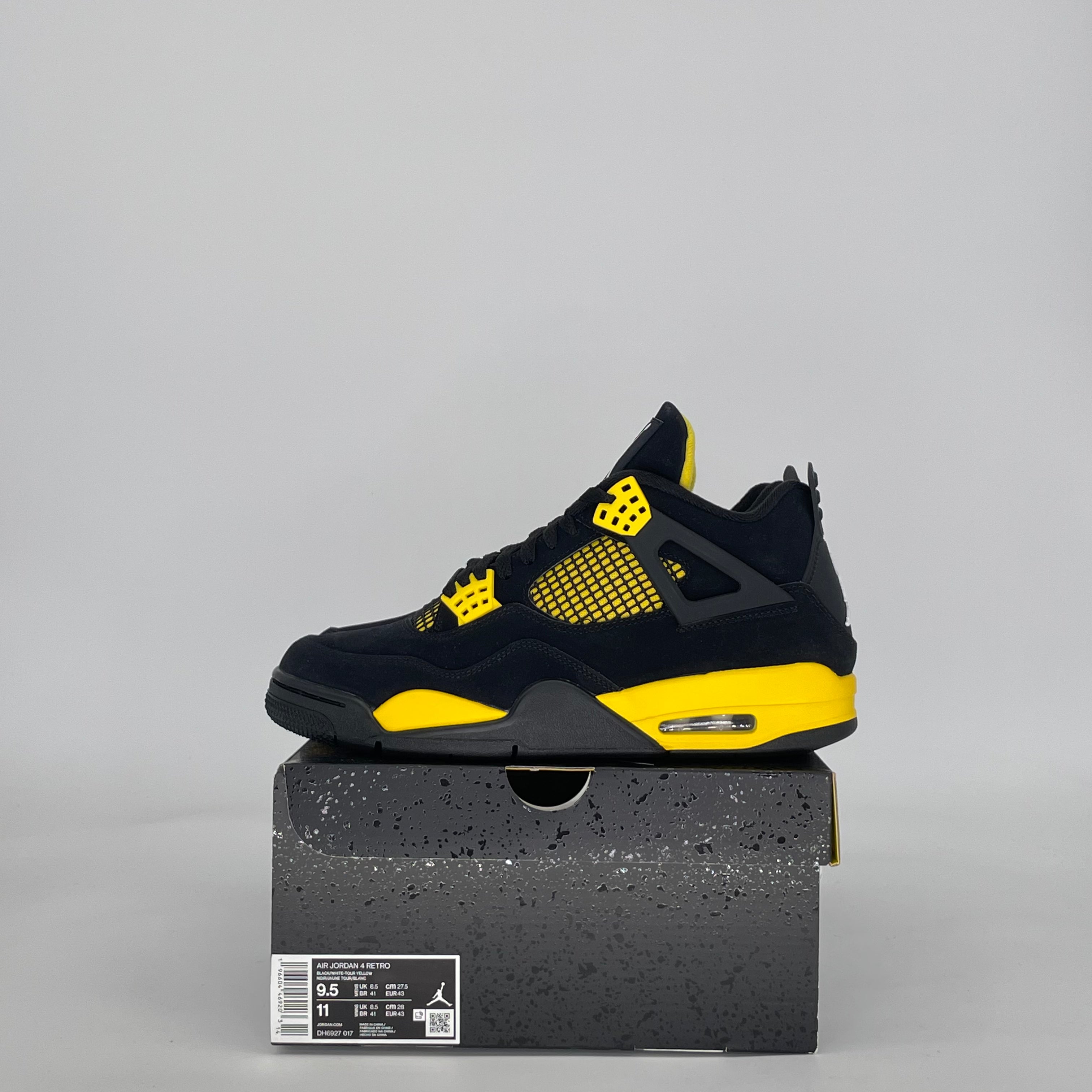 AIR JORDAN 4 THUNDER DH6927-017 SIZE 9.5/11W