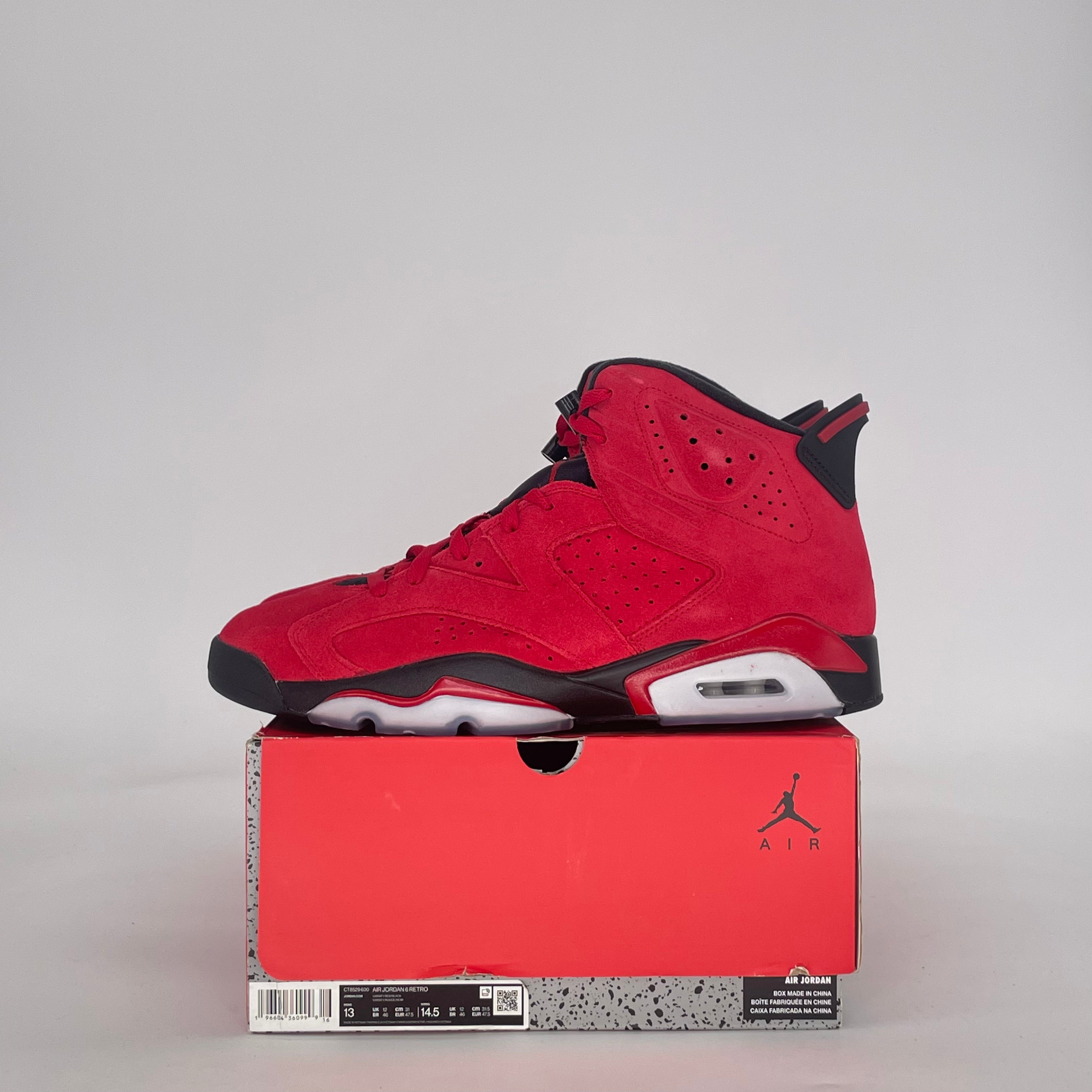 AIR JORDAN 6 TORO BRAVO CT8529-600 SIZE 13/14.5W