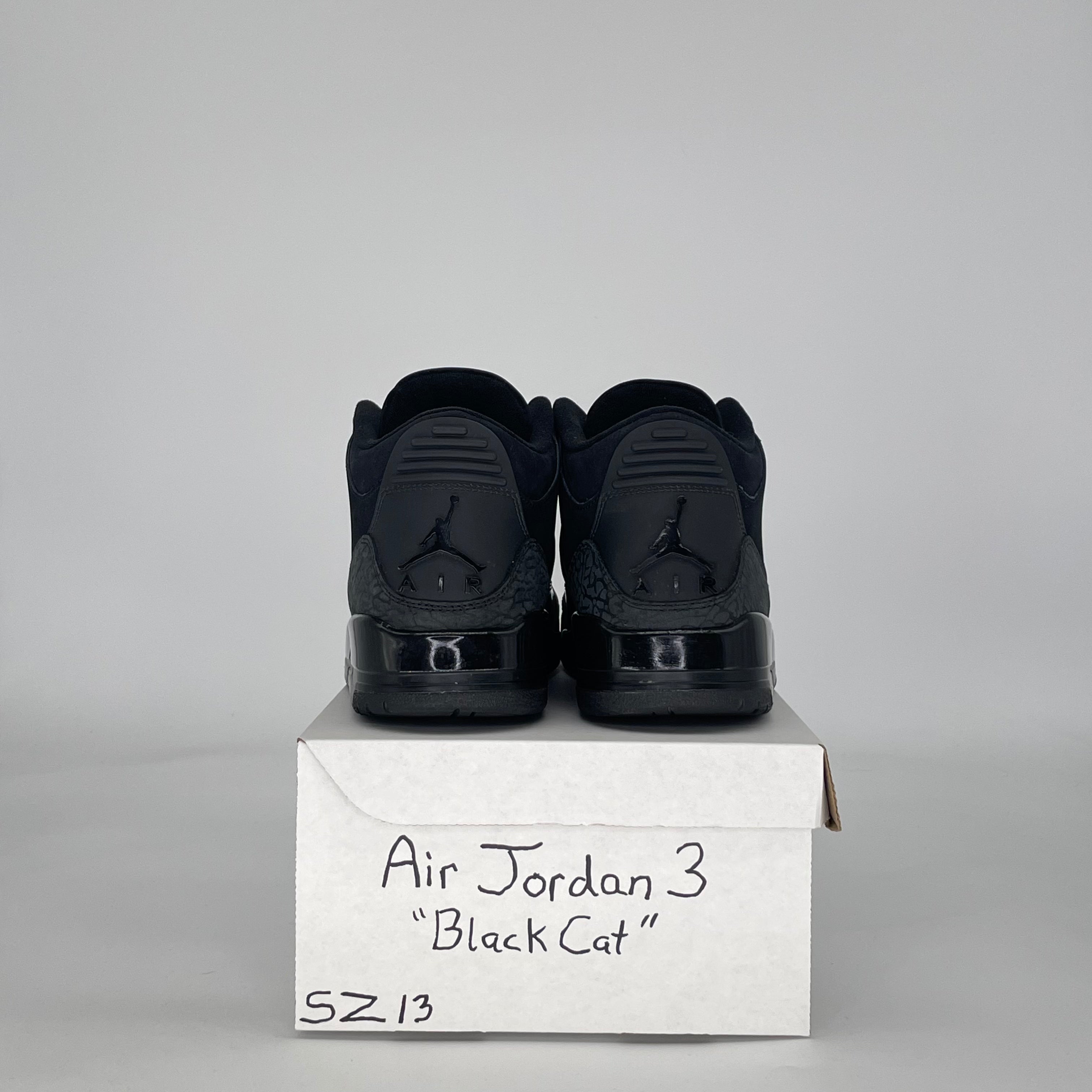 AIR JORDAN 3 BLACK CAT CT8532-001 SIZE 13/14.5W