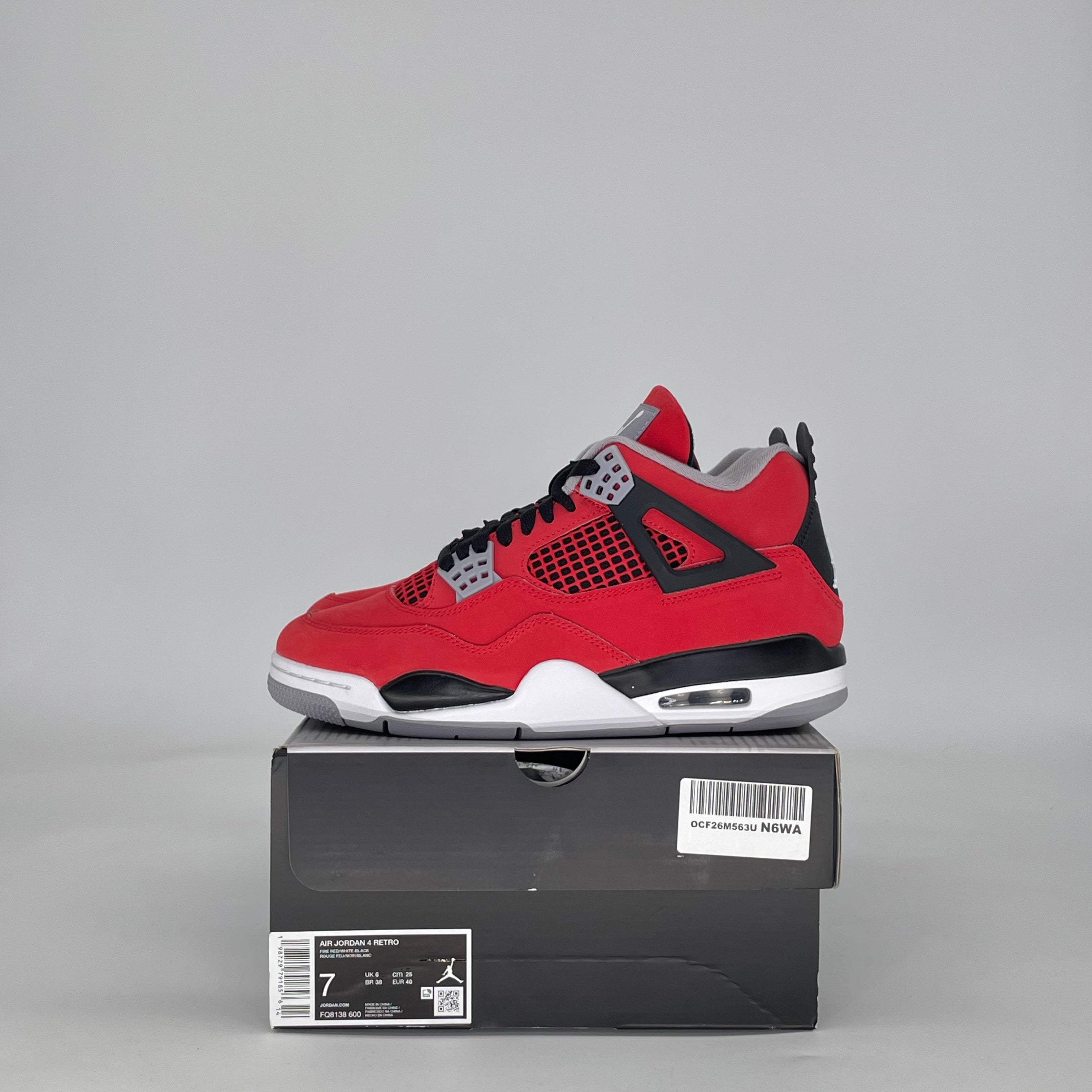 AIR JORDAN 4 TORO BRAVO FQ8138-600 SIZE 7/8.5W GS