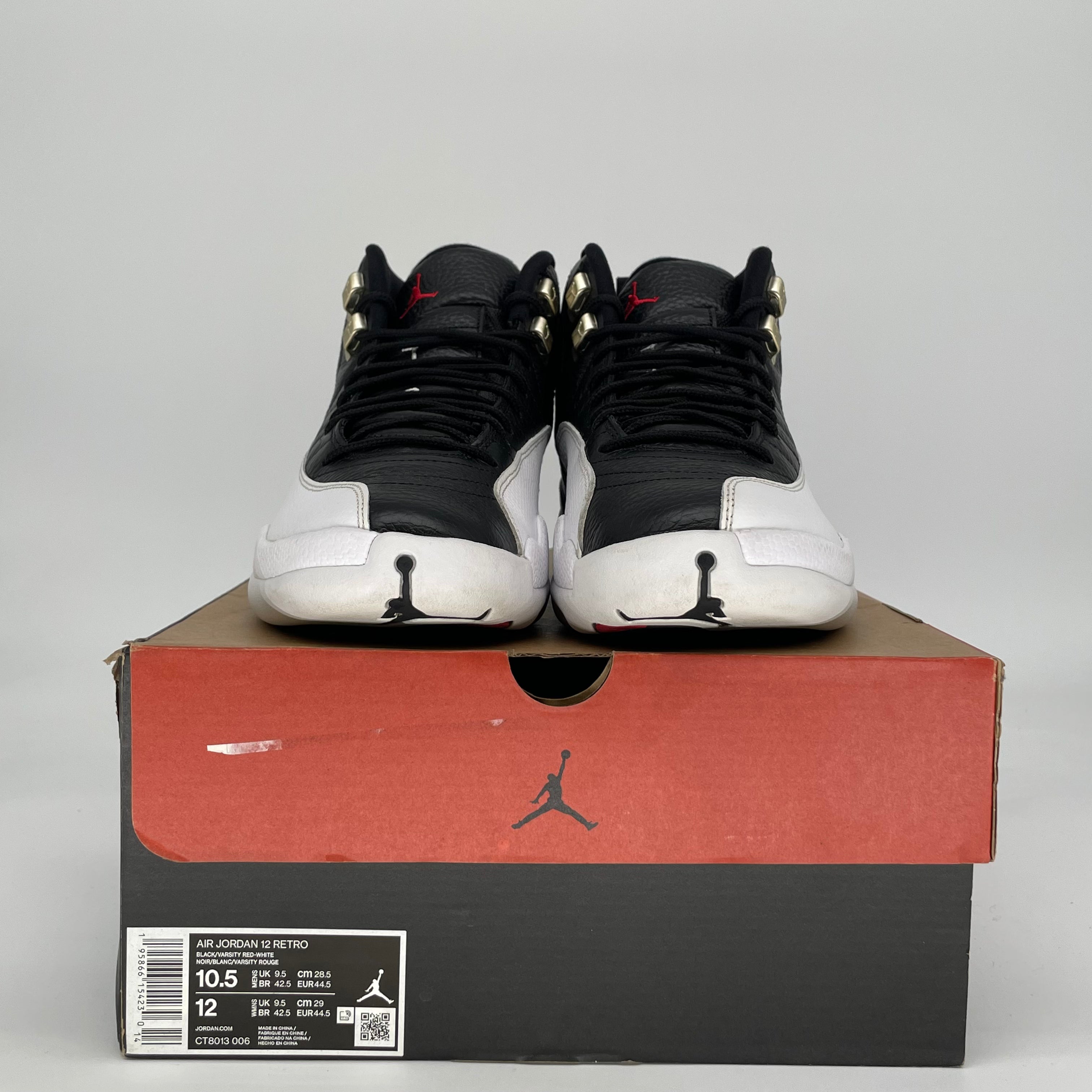 AIR JORDAN 12 PLAYOFFS CT8013-006 SIZE 10.5/12W