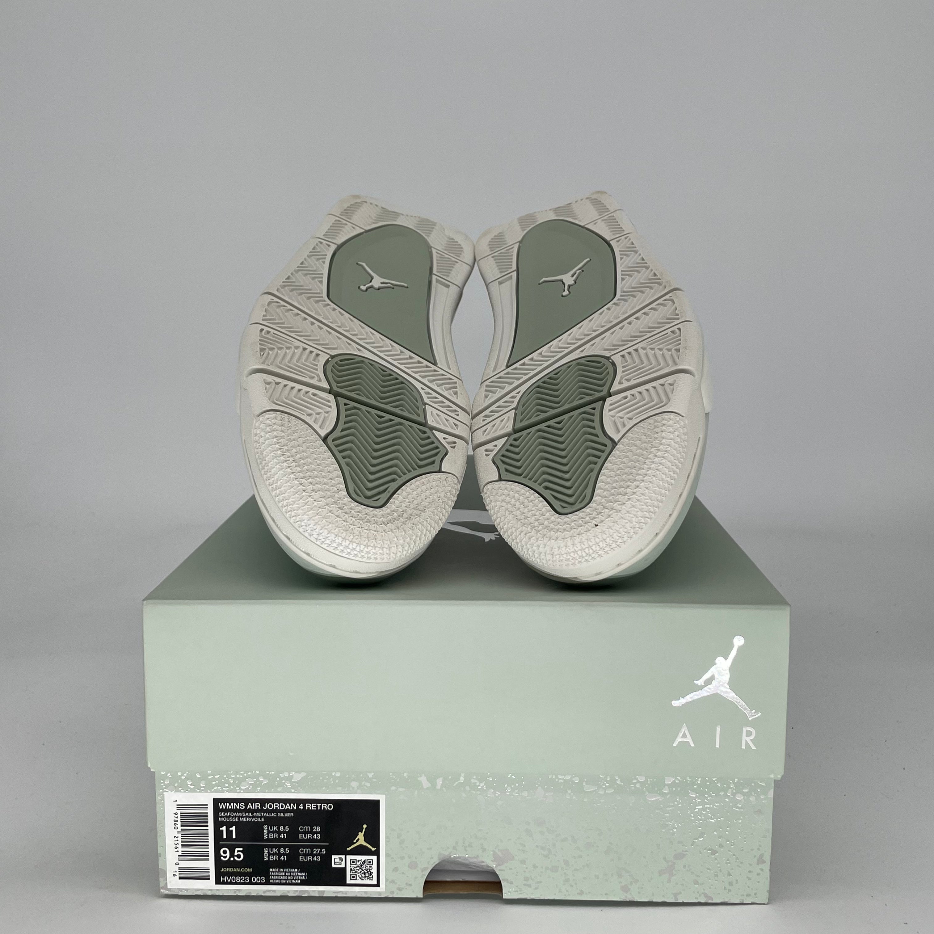 AIR JORDAN 4 SEAFOAM SAIL W HV0823-003 SIZE 9.5/11W