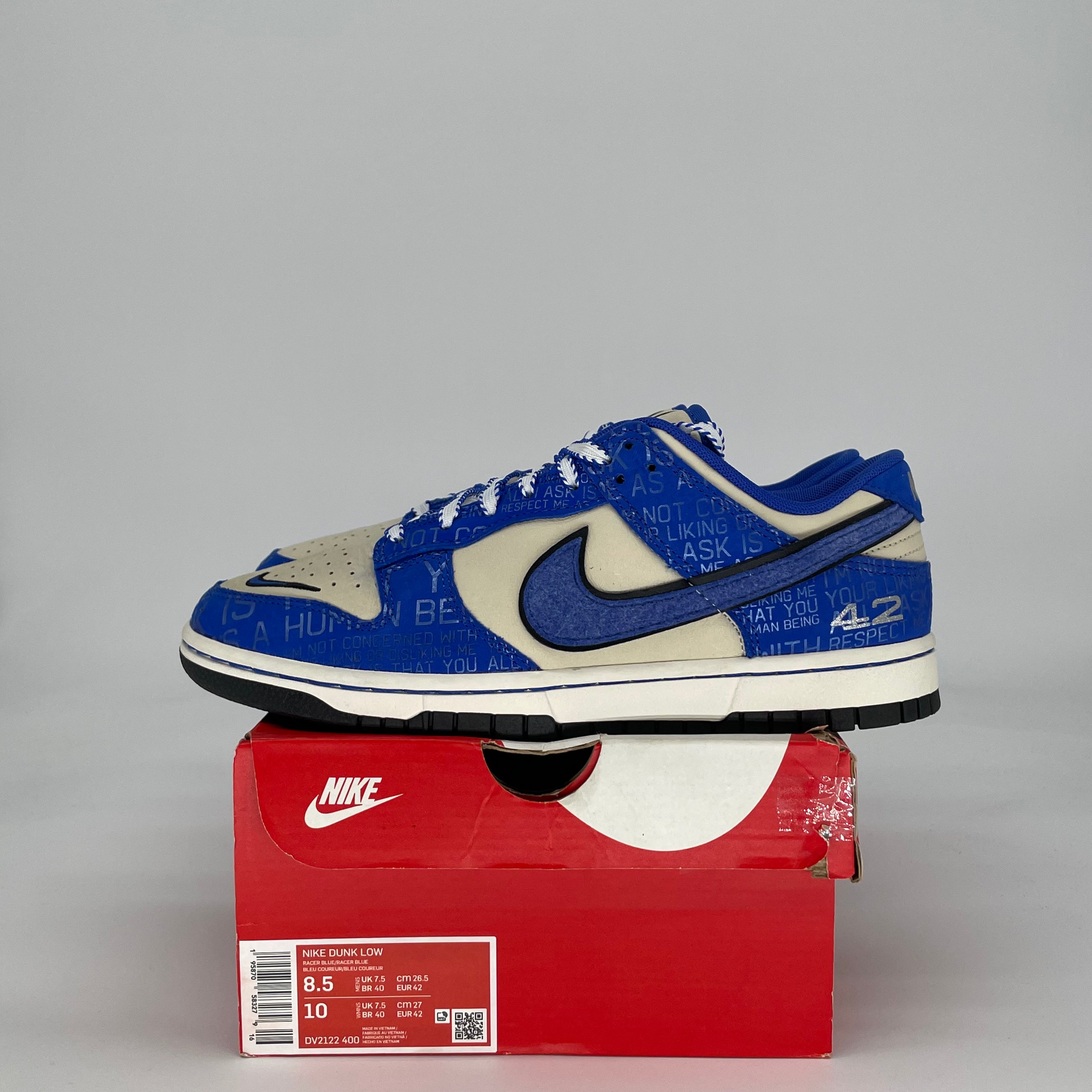 NIKE DUNK LOW JACKIE ROBINSON DV2122-400 SIZE 8.5/10W
