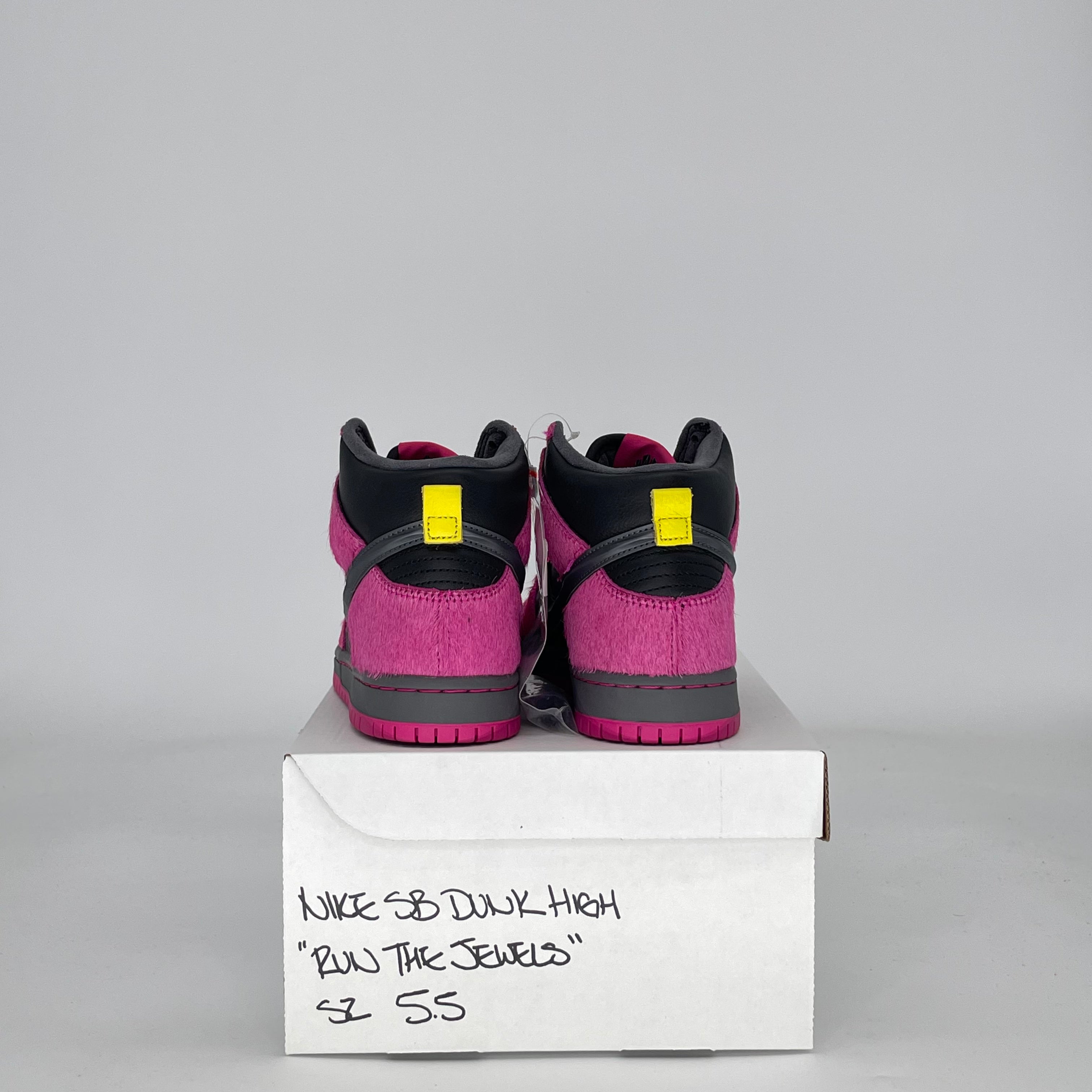 NIKE SB DUNK HIGH RUN THE JEWELS DX4356-600 SIZE 5.5/7W