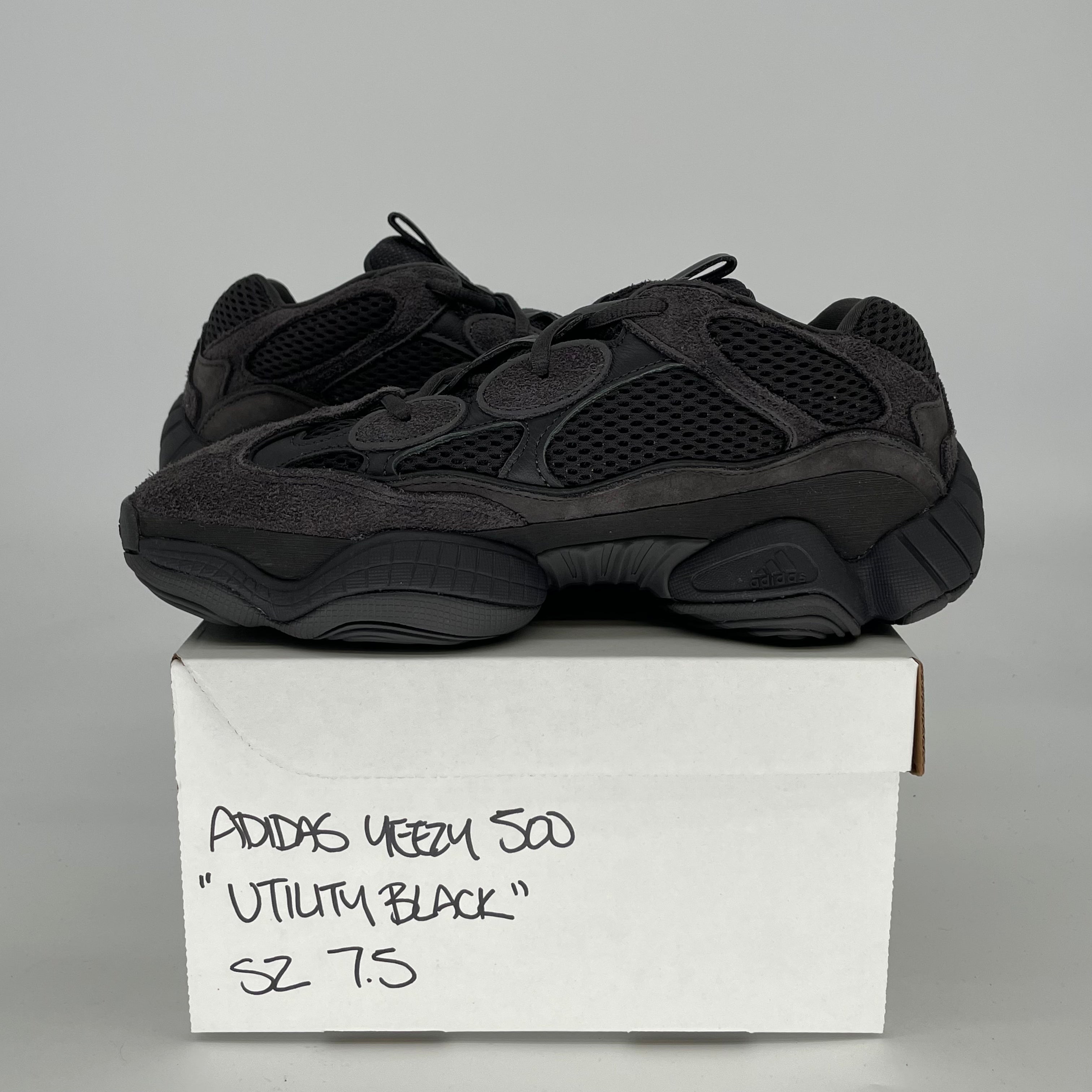 ADIDAS YEEZY 500 UTILITY BLACK F36640 SIZE 7.5/9W