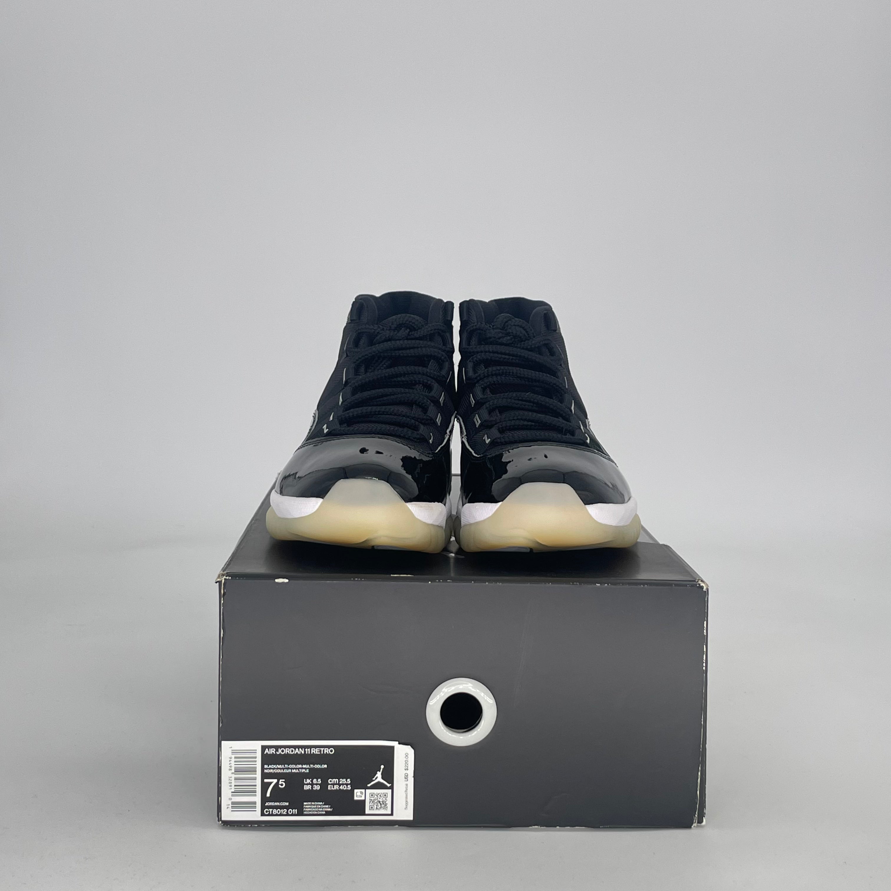 AIR JORDAN 11 JUBILEE 25TH ANNIVERSARY CT8012-011 SIZE 7.5/9W MENS