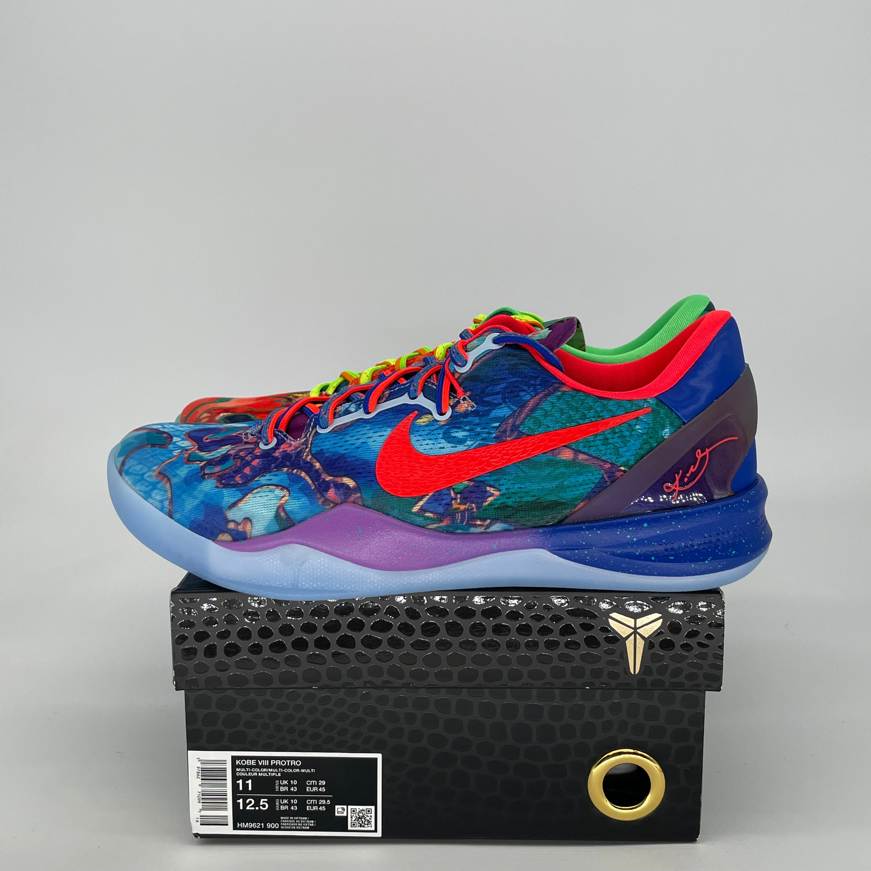NIKE KOBE 8 PROTRO WHAT THE HM9621-900 SIZE 11/12.5W