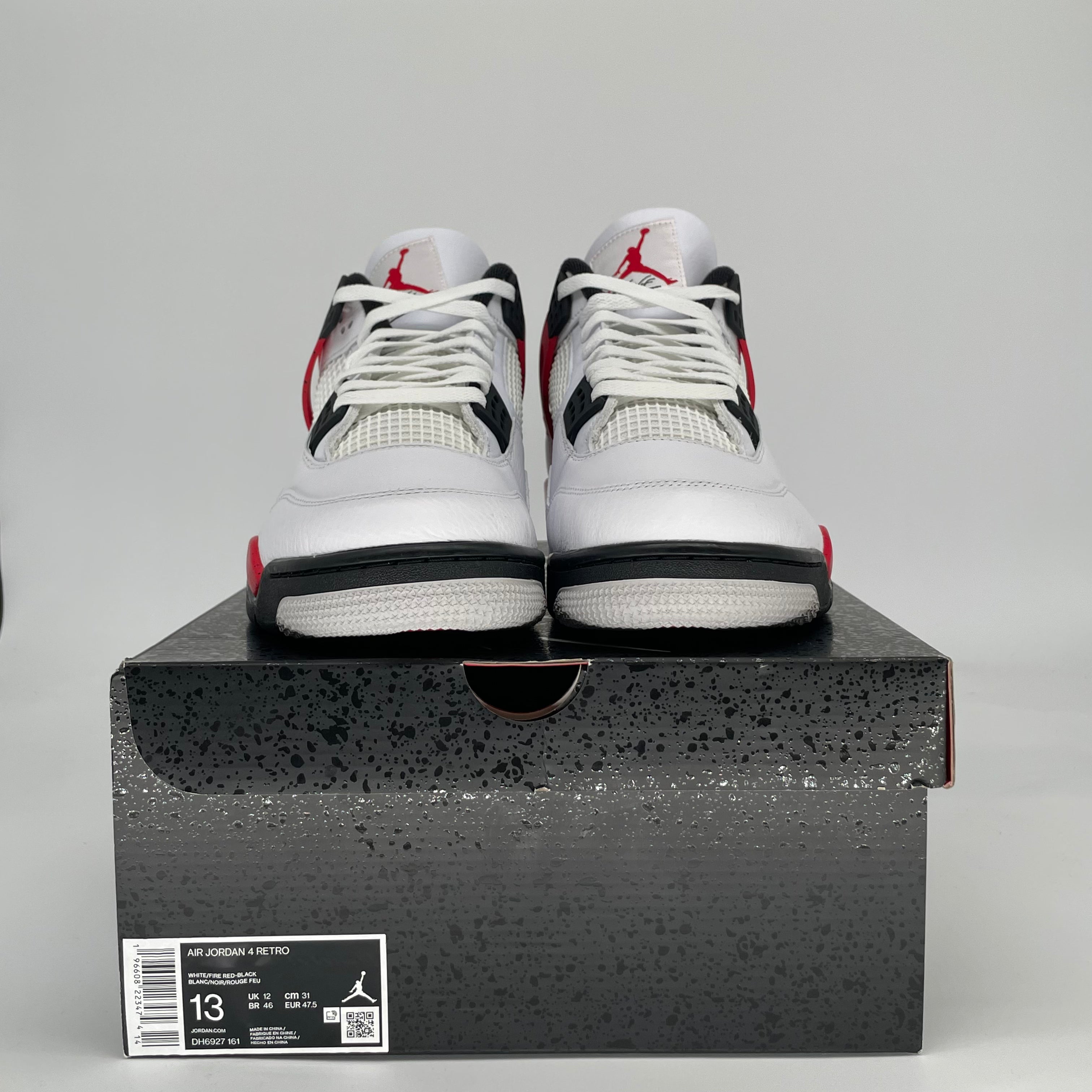 AIR JORDAN 4 RED CEMENT DH6927-161 SIZE 13/14.5W