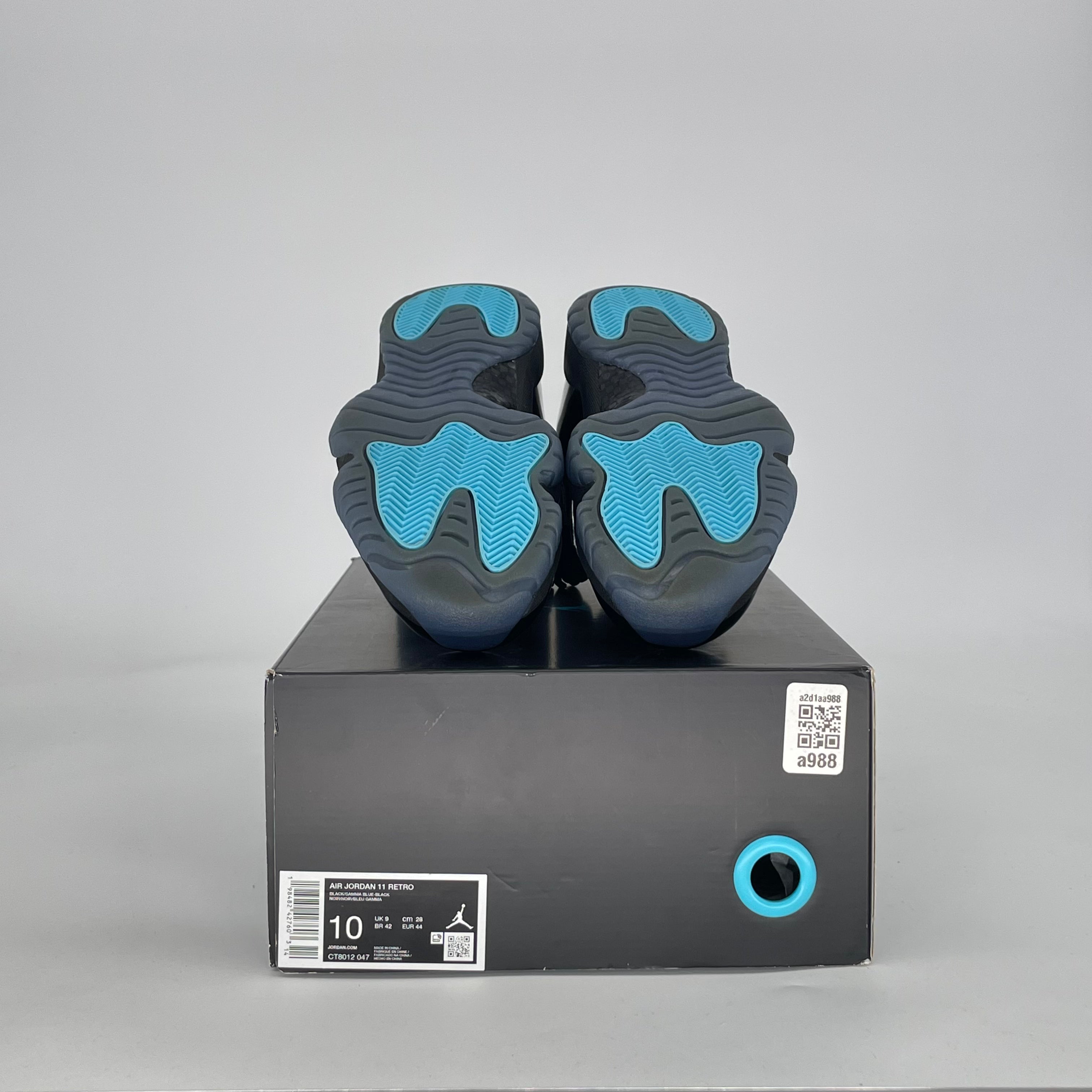 AIR JORDAN 11 GAMMA BLUE CT8012-047 SIZE 10/11.5W