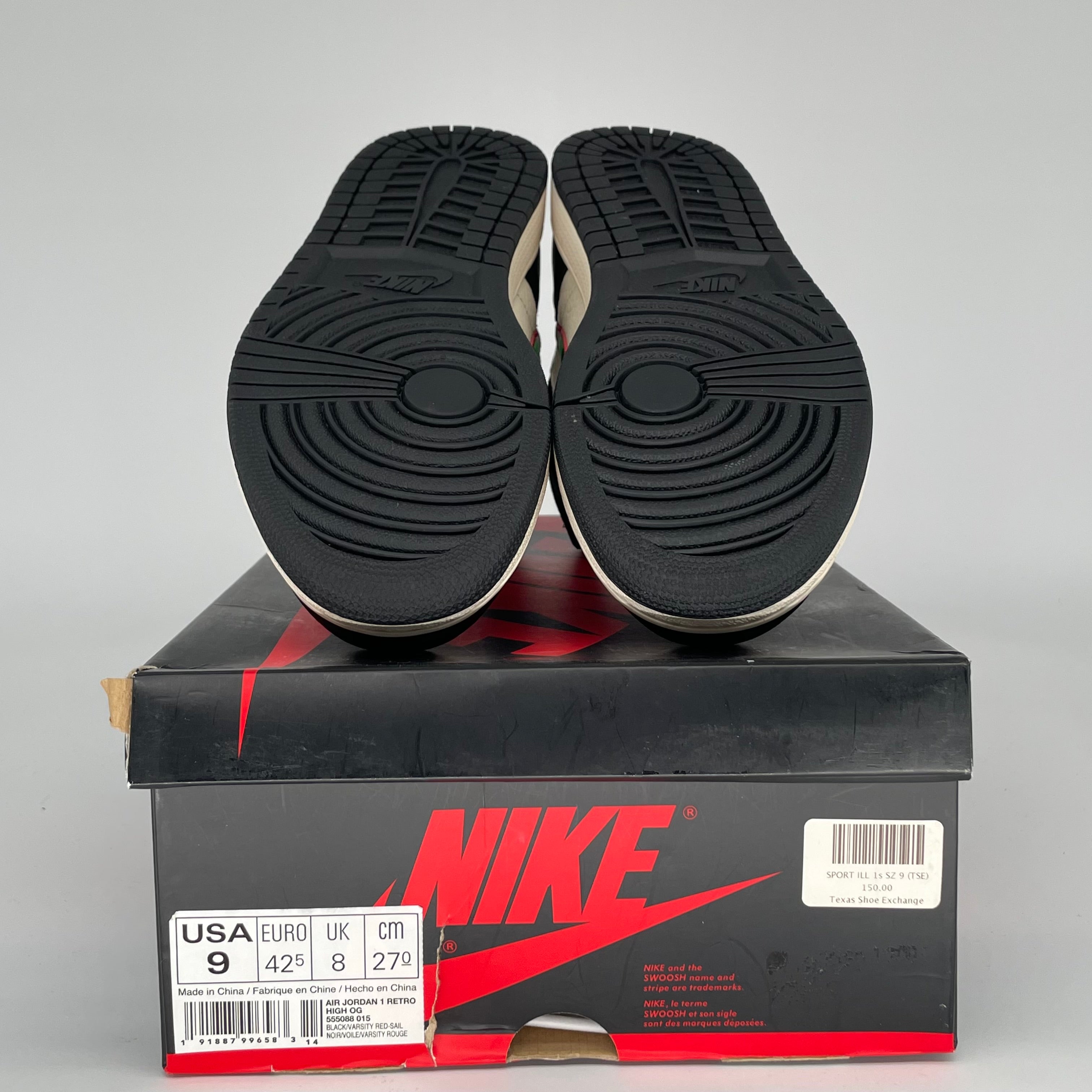 AIR JORDAN 1 SPORTS ILLUSTRATED SIZE 9 555088-015