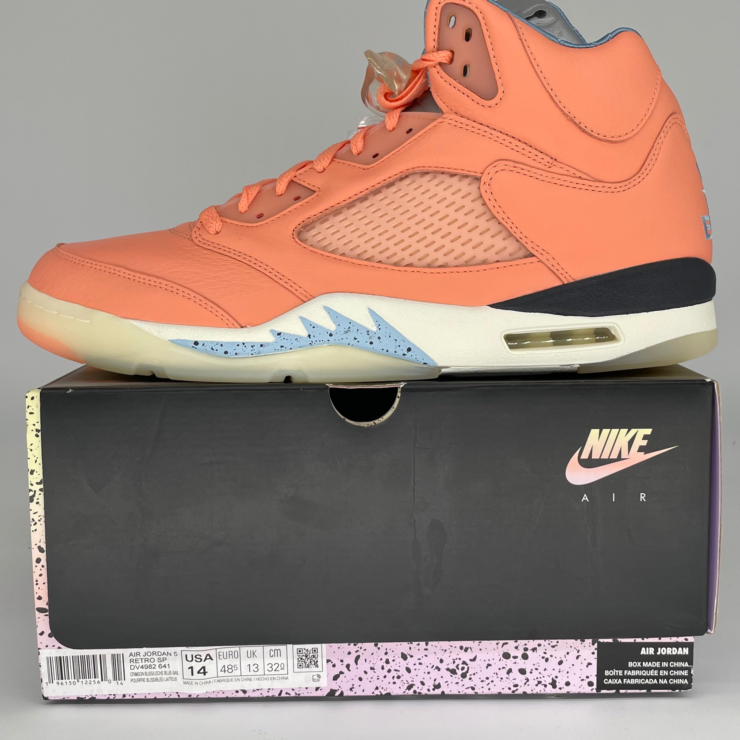 AIR JORDAN 5 DJ KHALED WE THE BEST CRIMSON SIZE 14 DV4982-641