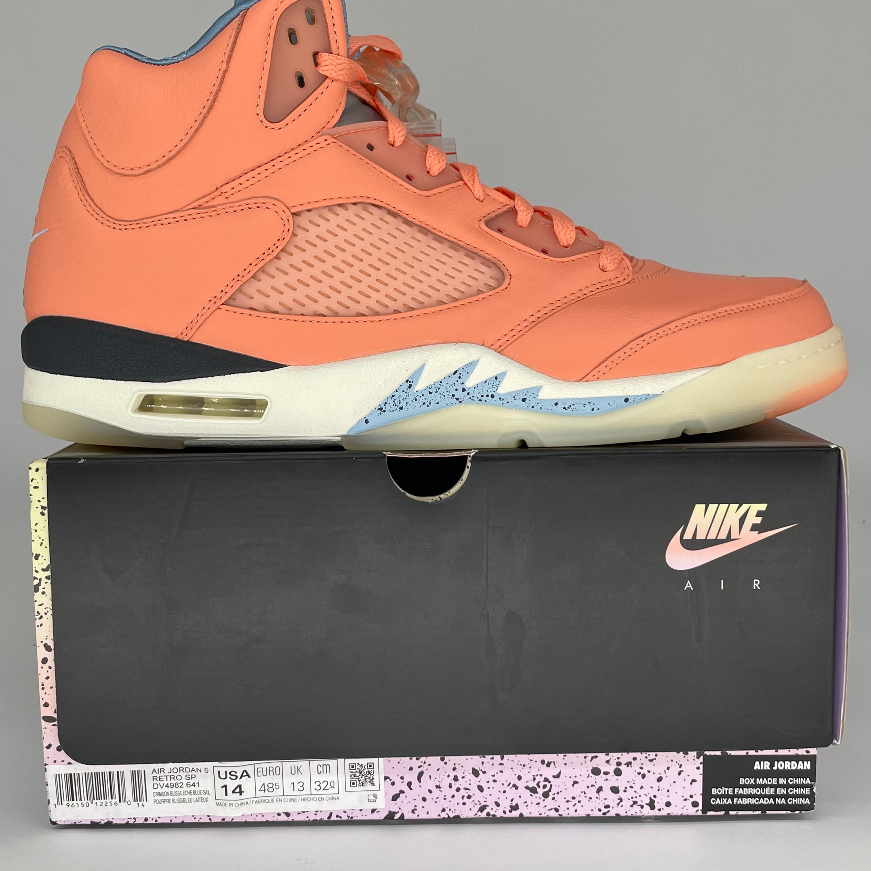 AIR JORDAN 5 DJ KHALED WE THE BEST CRIMSON SIZE 14 DV4982-641