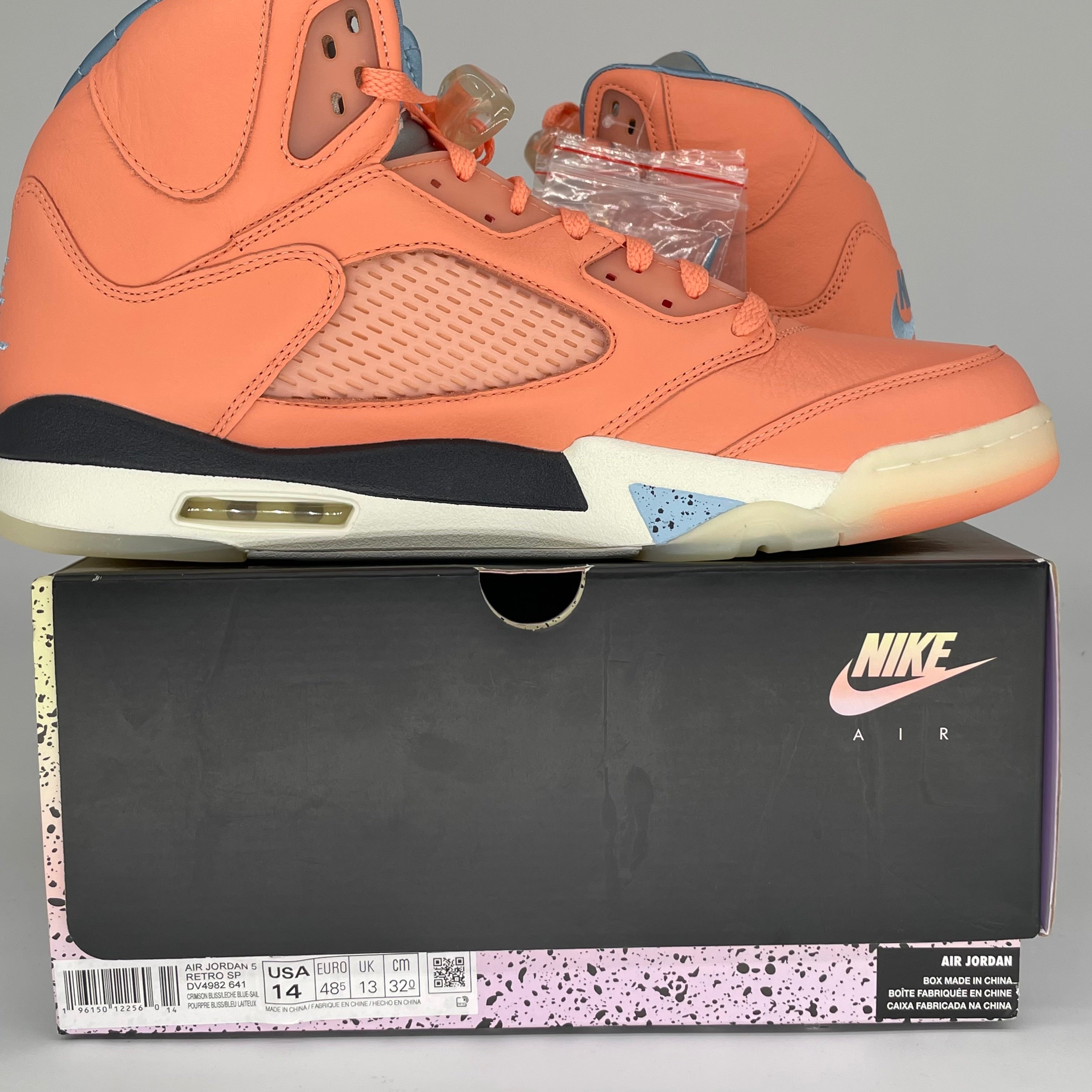AIR JORDAN 5 DJ KHALED WE THE BEST CRIMSON SIZE 14 DV4982-641