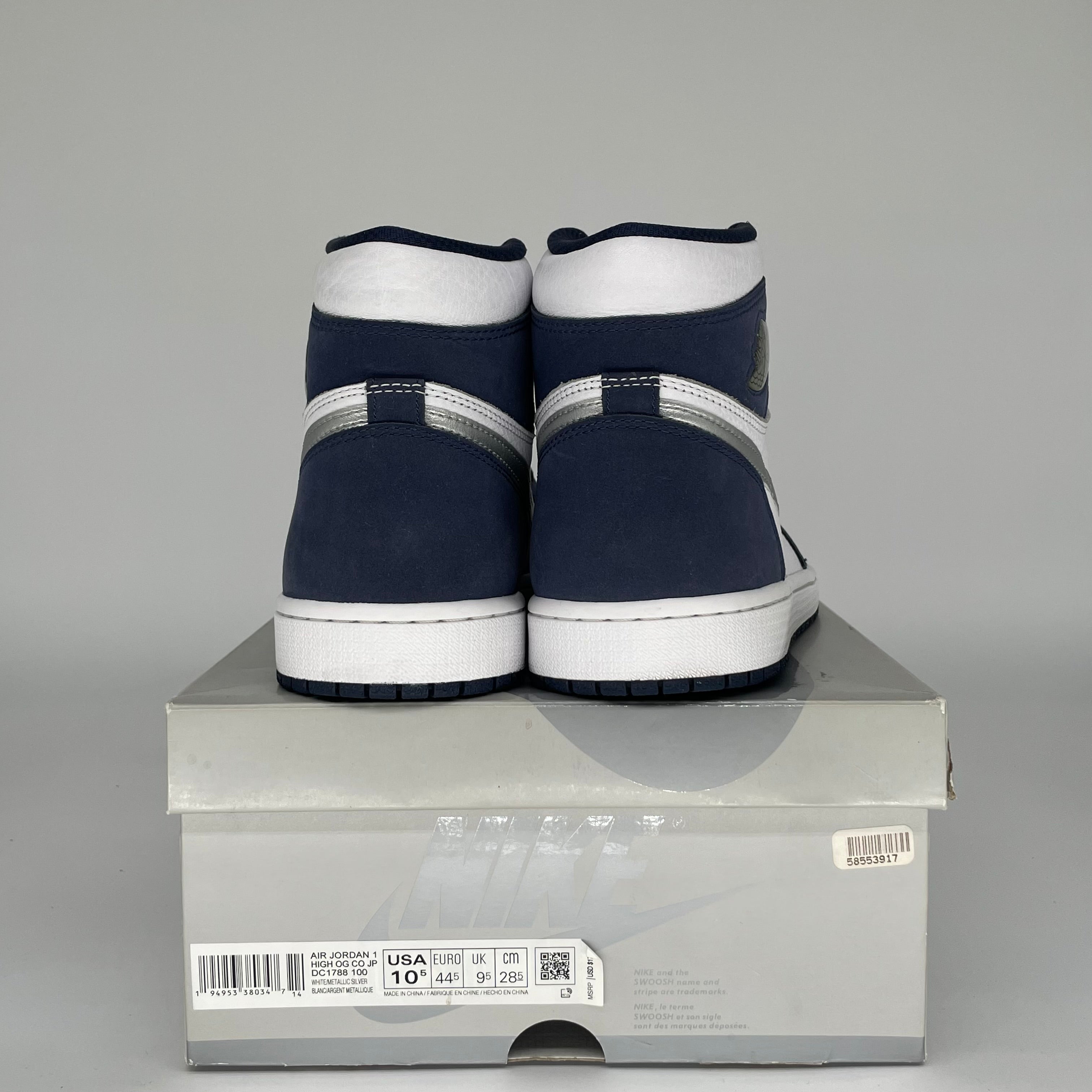 AIR JORDAN 1 CO JAPAN MIDNIGHT NAVY SIZE 10.5 DC1788-100