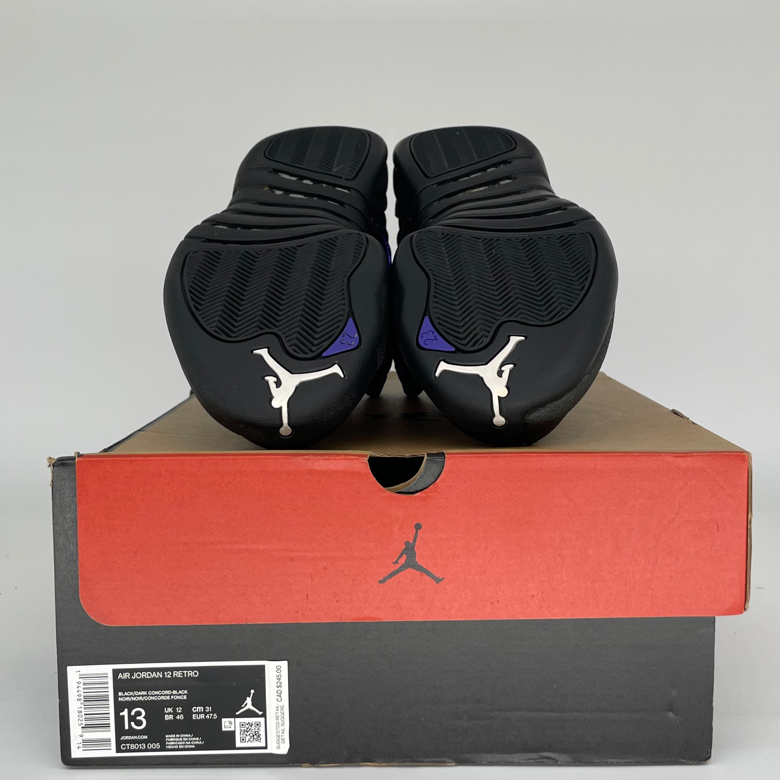 AIR JORDAN 12 DARK CONCORD SIZE 13 CT8013-005