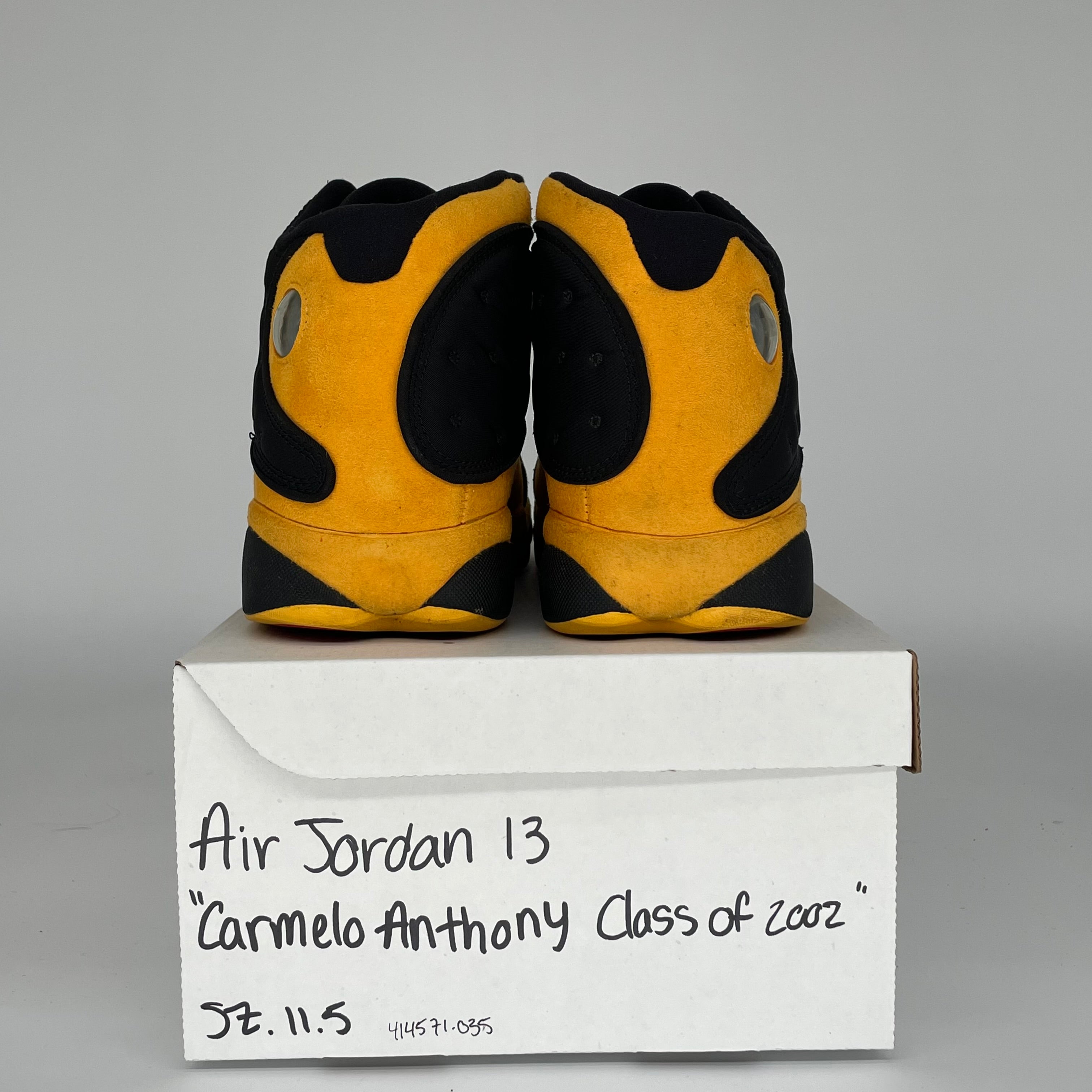 AIR JORDAN 13 CARMELO CLASS OF 2002 SIZE 11.5 414571-035