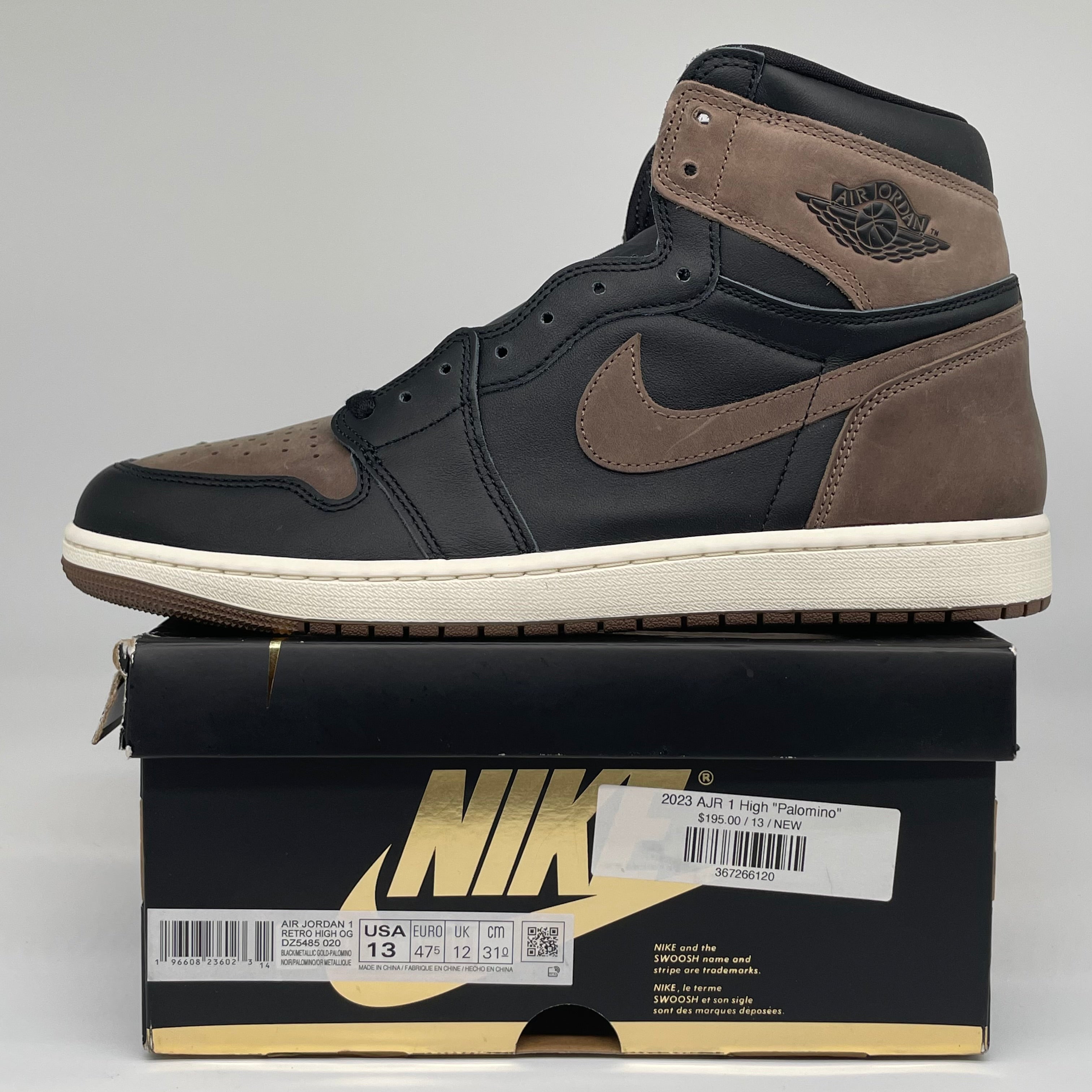 AIR JORDAN 1 PALOMINO SIZE 13 DZ5485-020