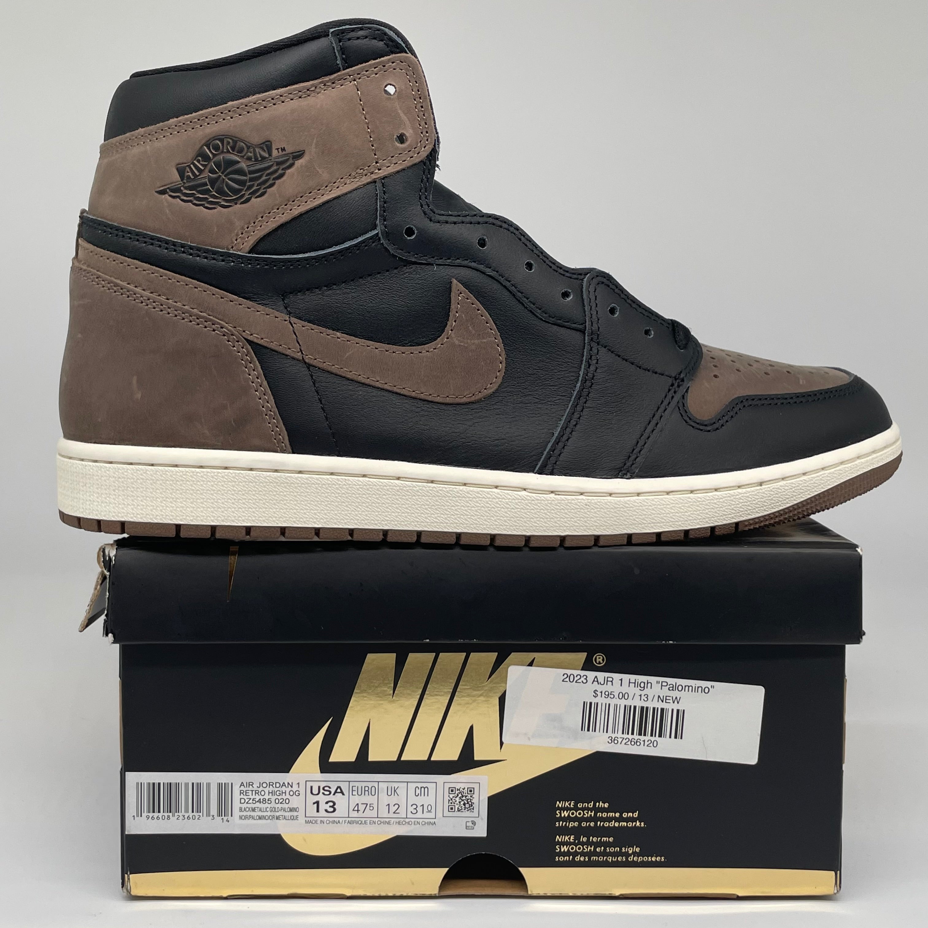 AIR JORDAN 1 PALOMINO SIZE 13 DZ5485-020