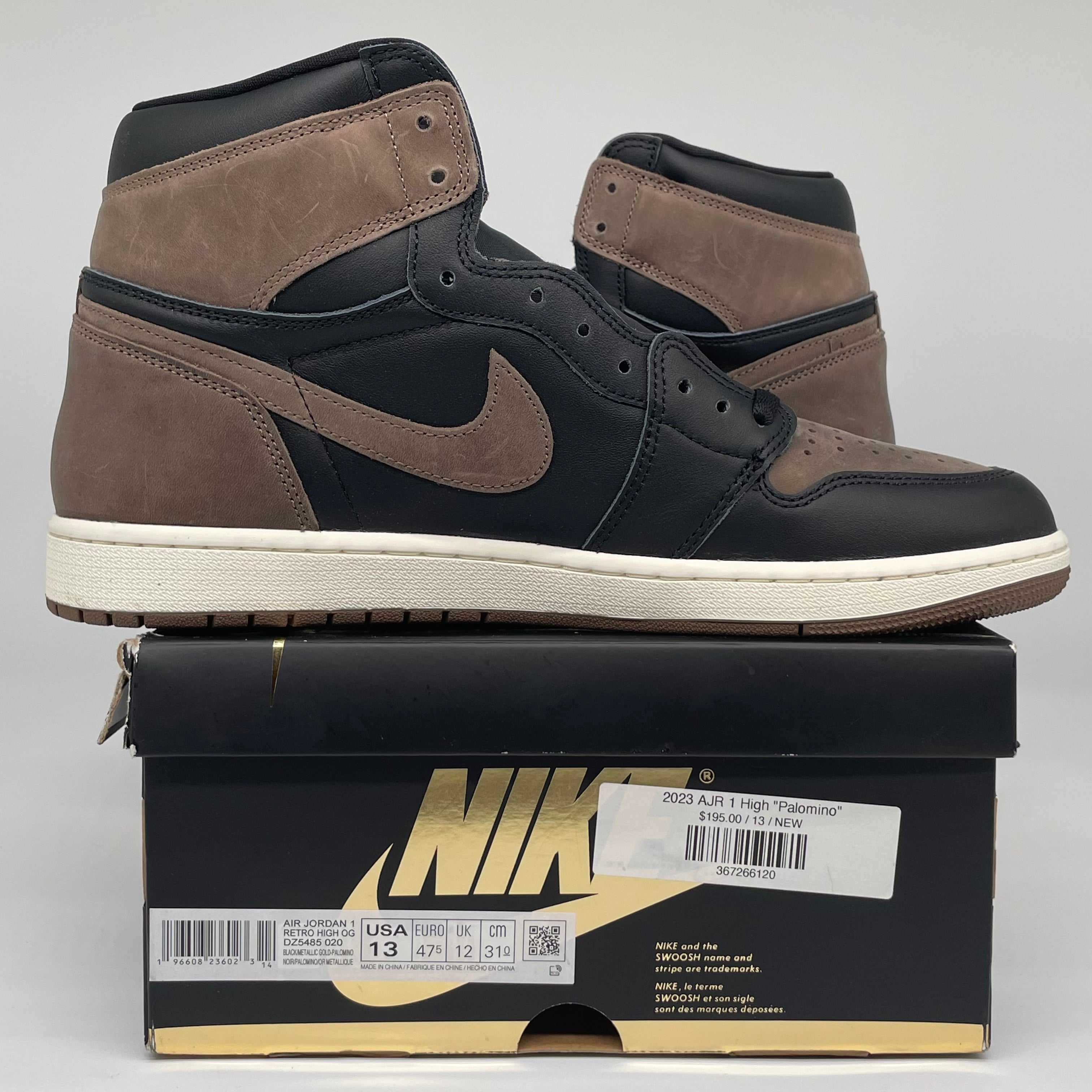 AIR JORDAN 1 PALOMINO SIZE 13 DZ5485-020