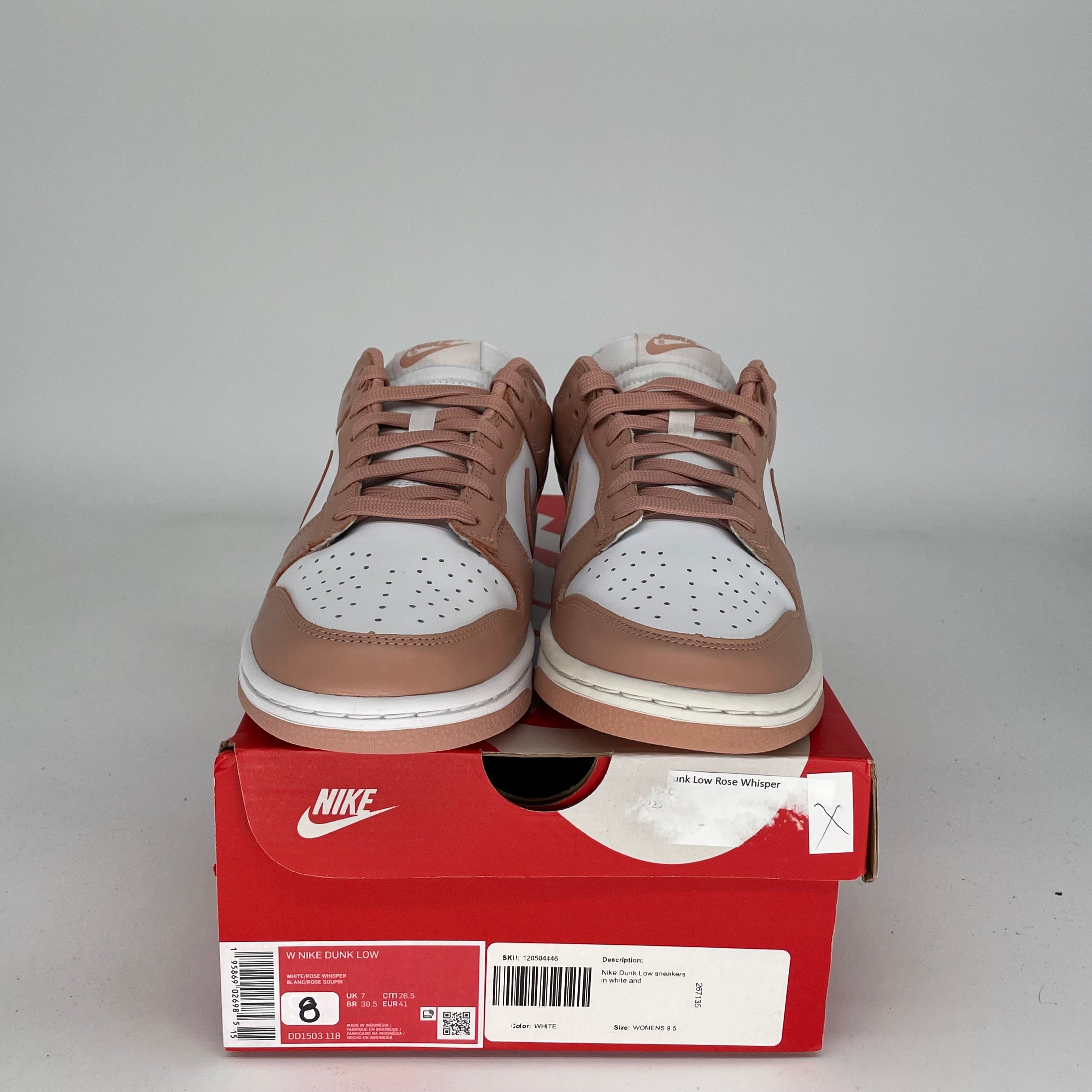 NIKE DUNK LOW ROSE WHISPER W SIZE 8/9.5W DD1503-118