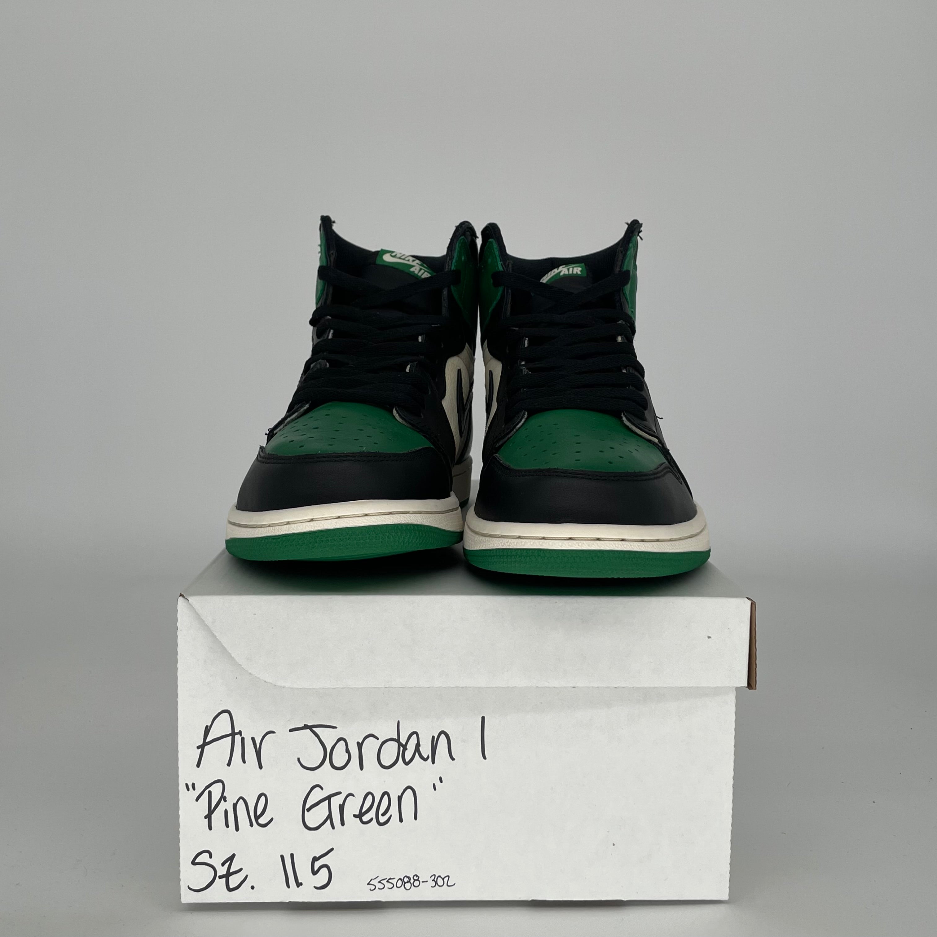 AIR JORDAN 1 PINE GREEN 555088-302 SIZE 11.5/13W