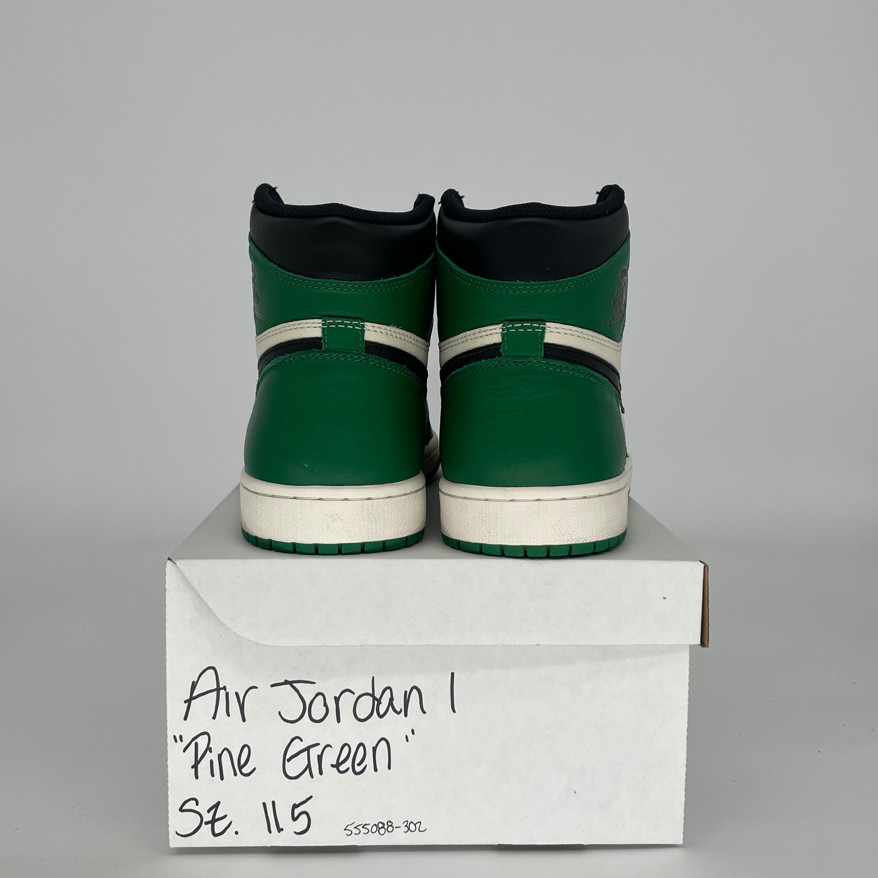 AIR JORDAN 1 PINE GREEN 555088-302 SIZE 11.5/13W