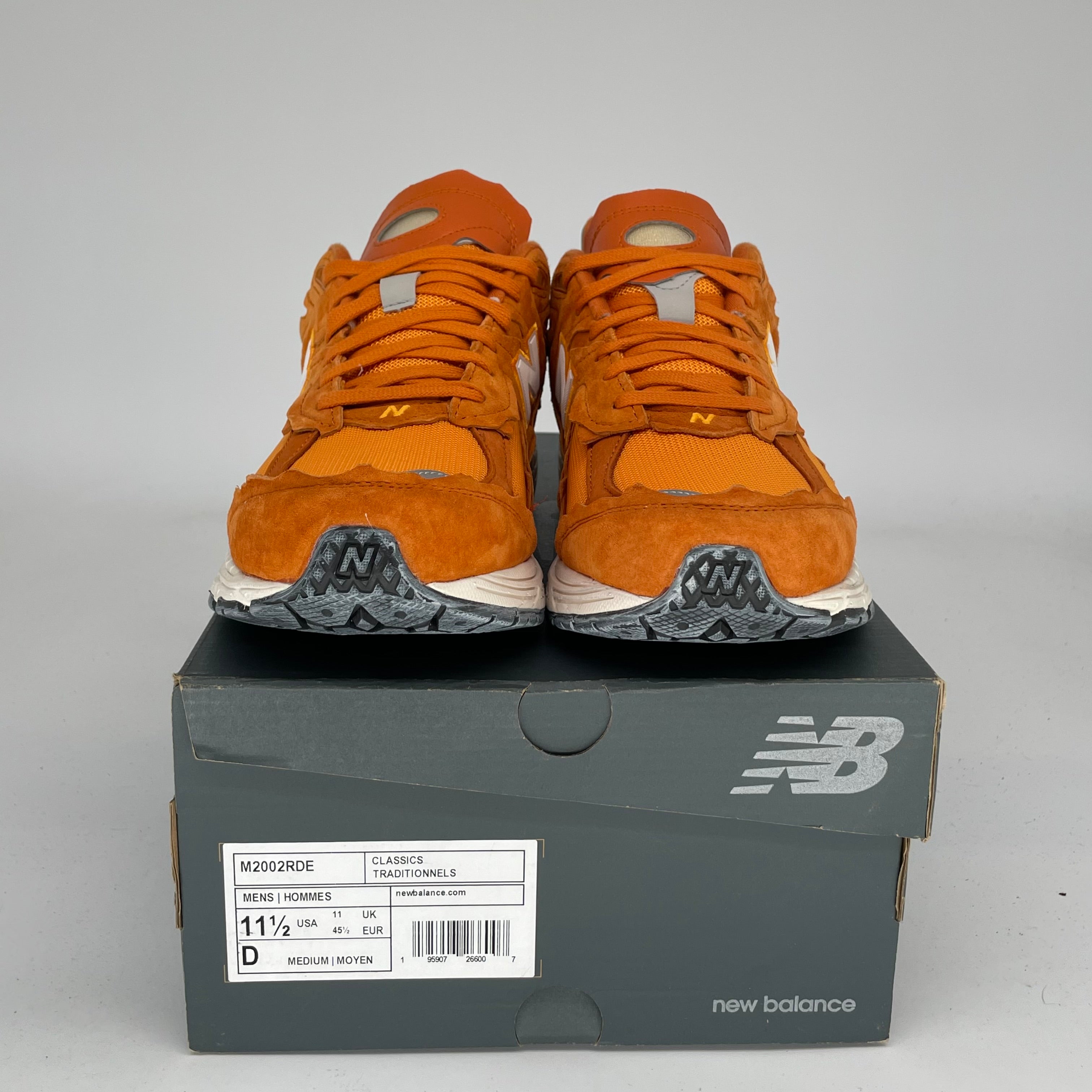 NEW BALANCE 2002R PROTECTION PACK VINTAGE ORANGE SIZE 11.5 M2002RDE