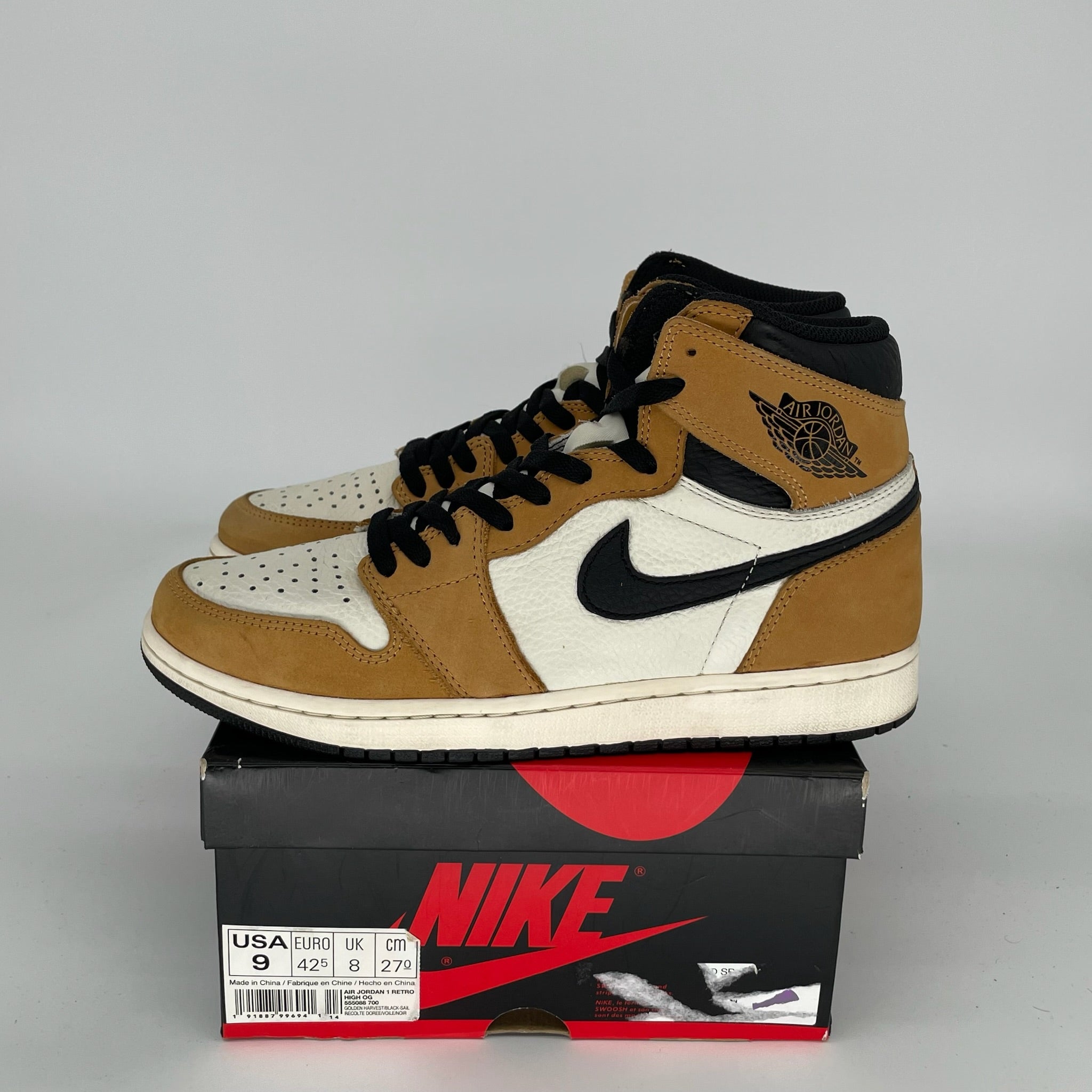 AIR JORDAN 1 ROOKIE OF THE YEAR SIZE 9 555088-700