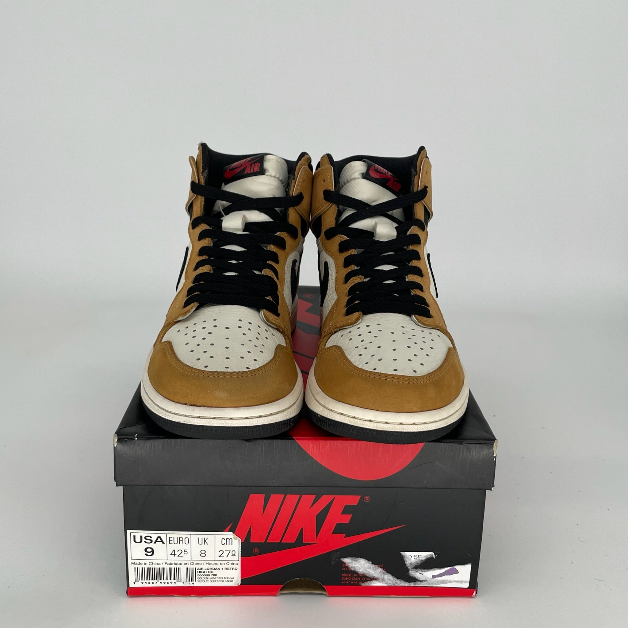 AIR JORDAN 1 ROOKIE OF THE YEAR SIZE 9 555088-700