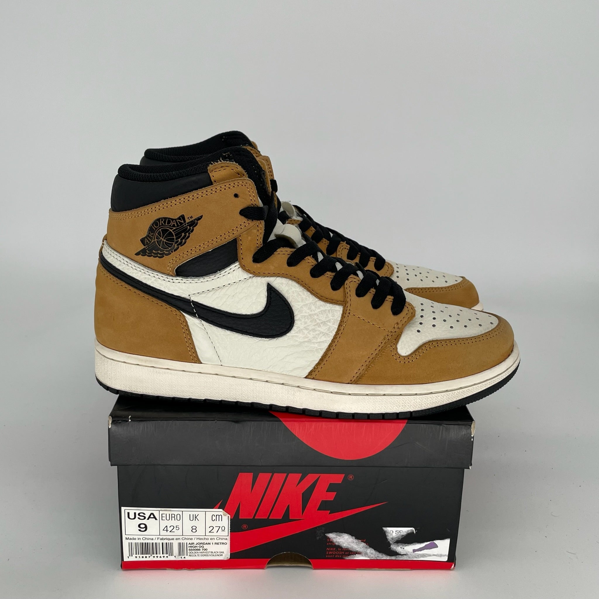 AIR JORDAN 1 ROOKIE OF THE YEAR SIZE 9 555088-700