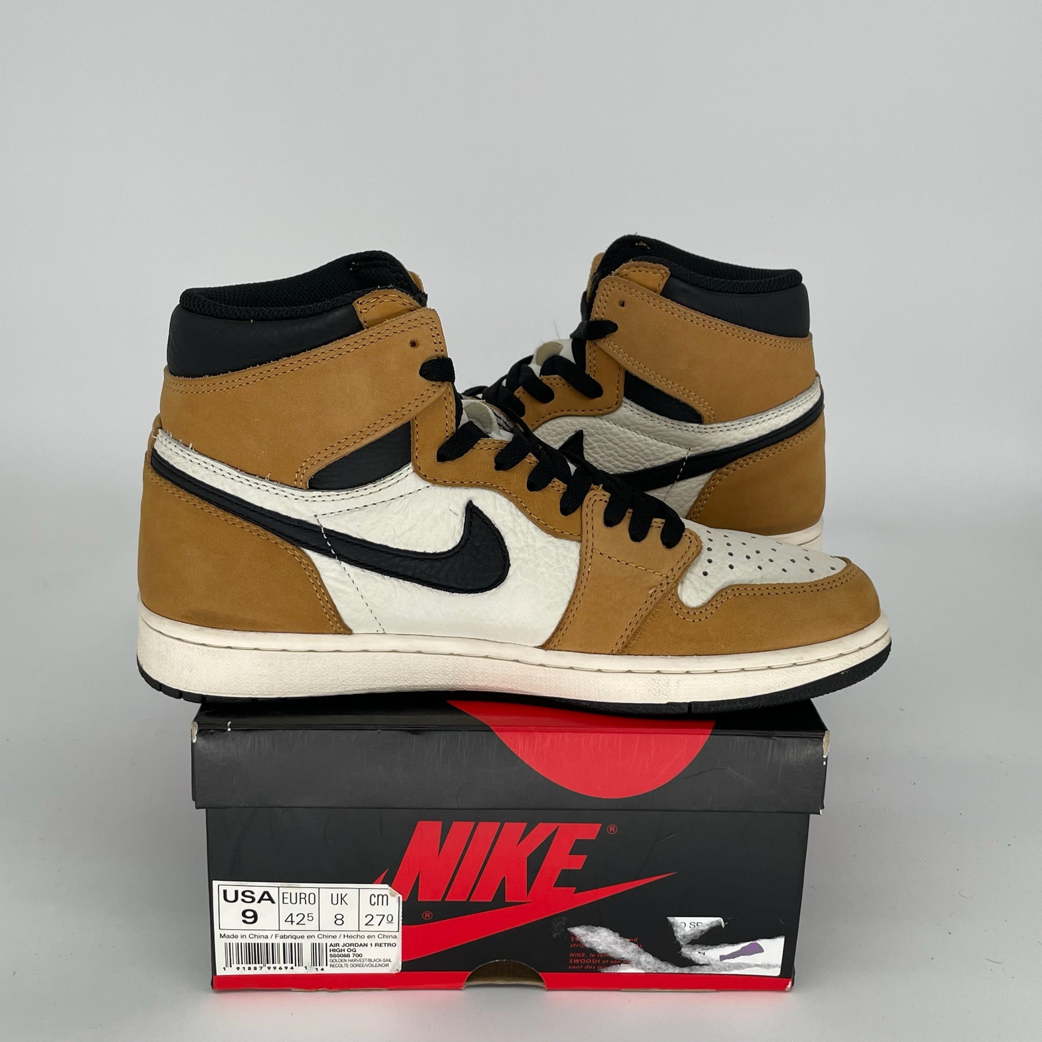 AIR JORDAN 1 ROOKIE OF THE YEAR SIZE 9 555088-700