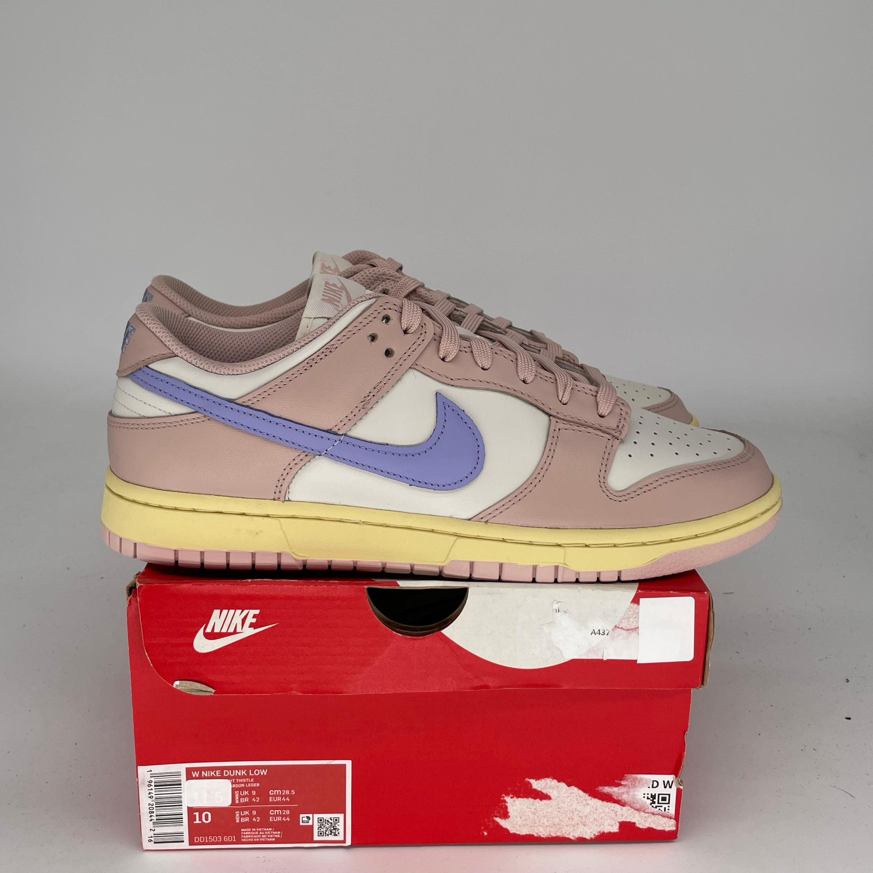NIKE DUNK LOW PINK OXFORD W SIZE 10/11.5W DD1503-601