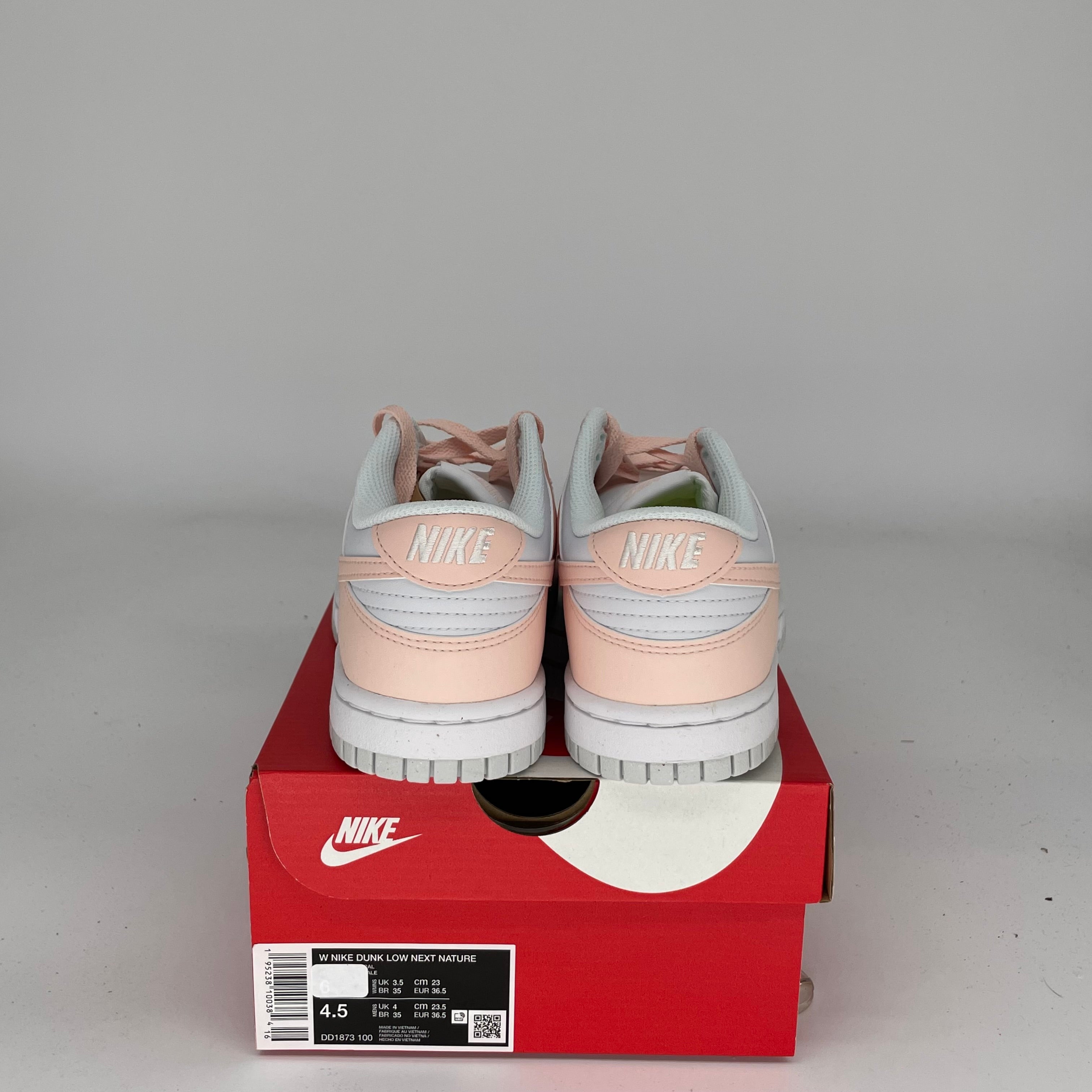 NIKE DUNK LOW NEXT NATURE PALE CORAL W SIZE 4.5/6W DD1873-100