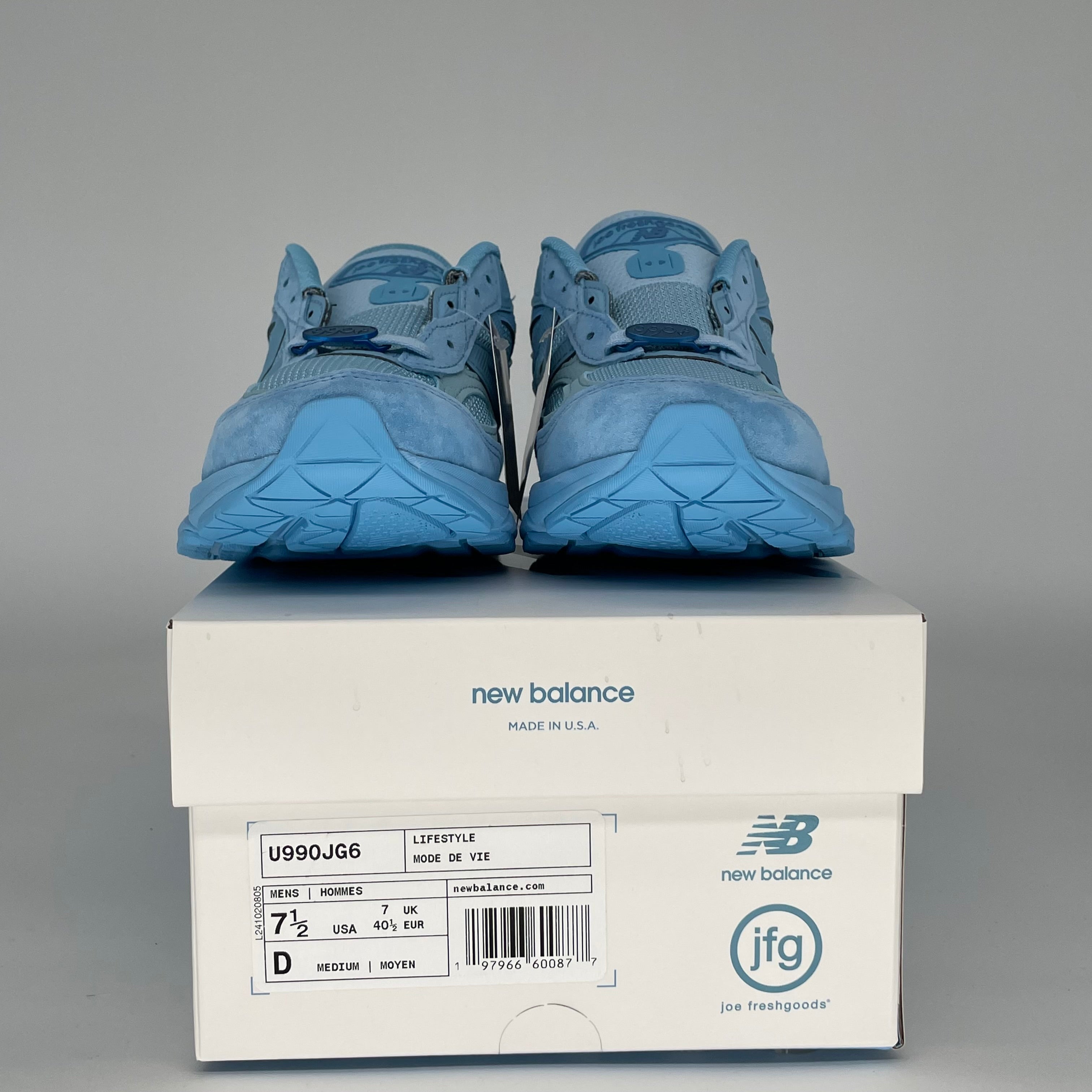 NEW BALANCE 990V6 JOE FRESHGOODS PROM BLUE SIZE 7.5 U990JG6