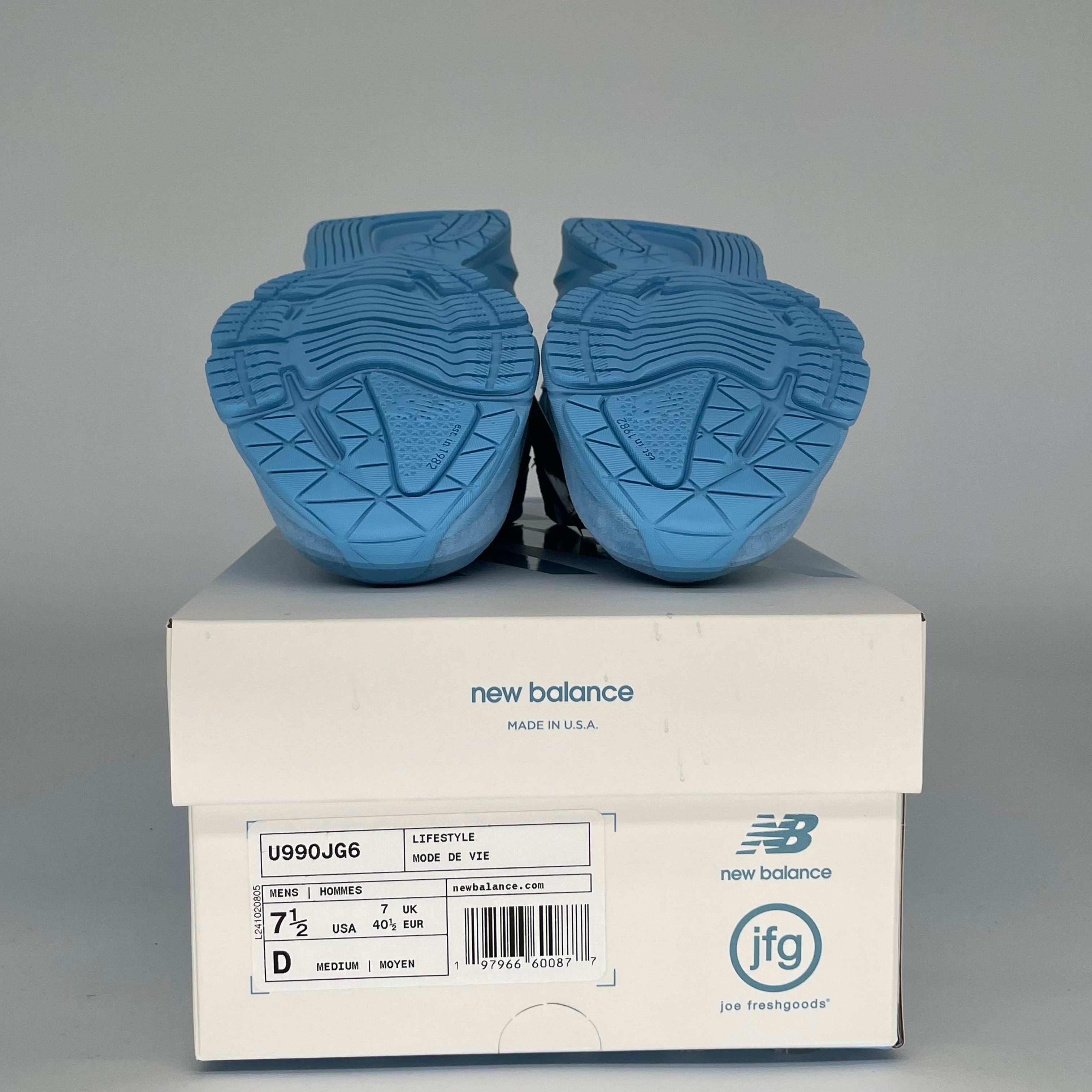 NEW BALANCE 990V6 JOE FRESHGOODS PROM BLUE SIZE 7.5 U990JG6