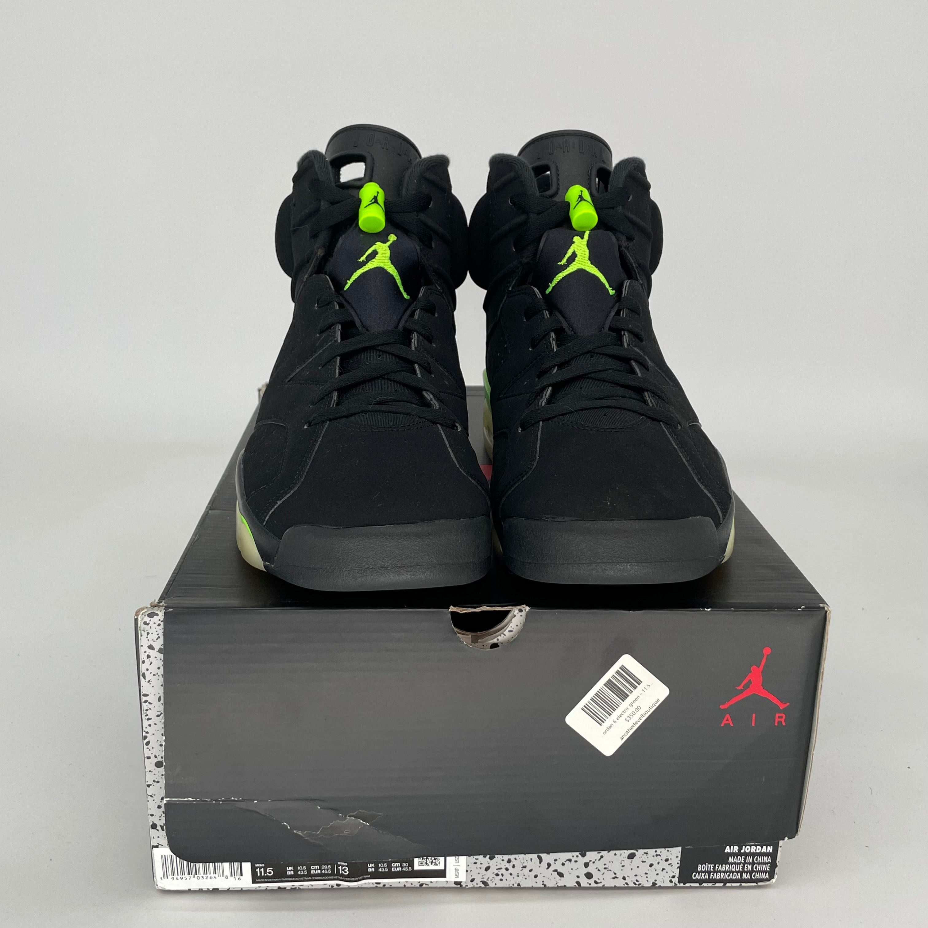 AIR JORDAN 6 ELECTRIC GREEN SIZE 11.5 CT8529-003
