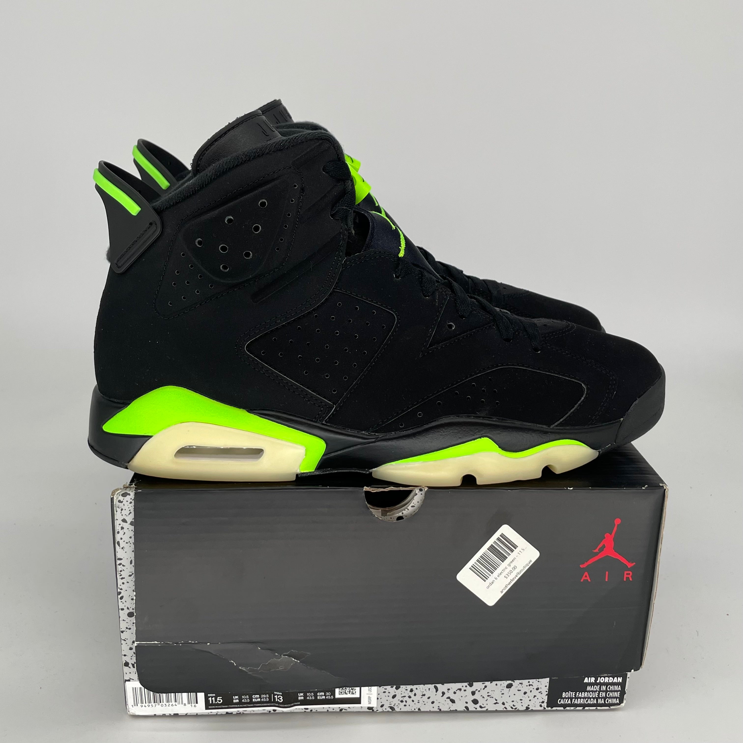 AIR JORDAN 6 ELECTRIC GREEN SIZE 11.5 CT8529-003
