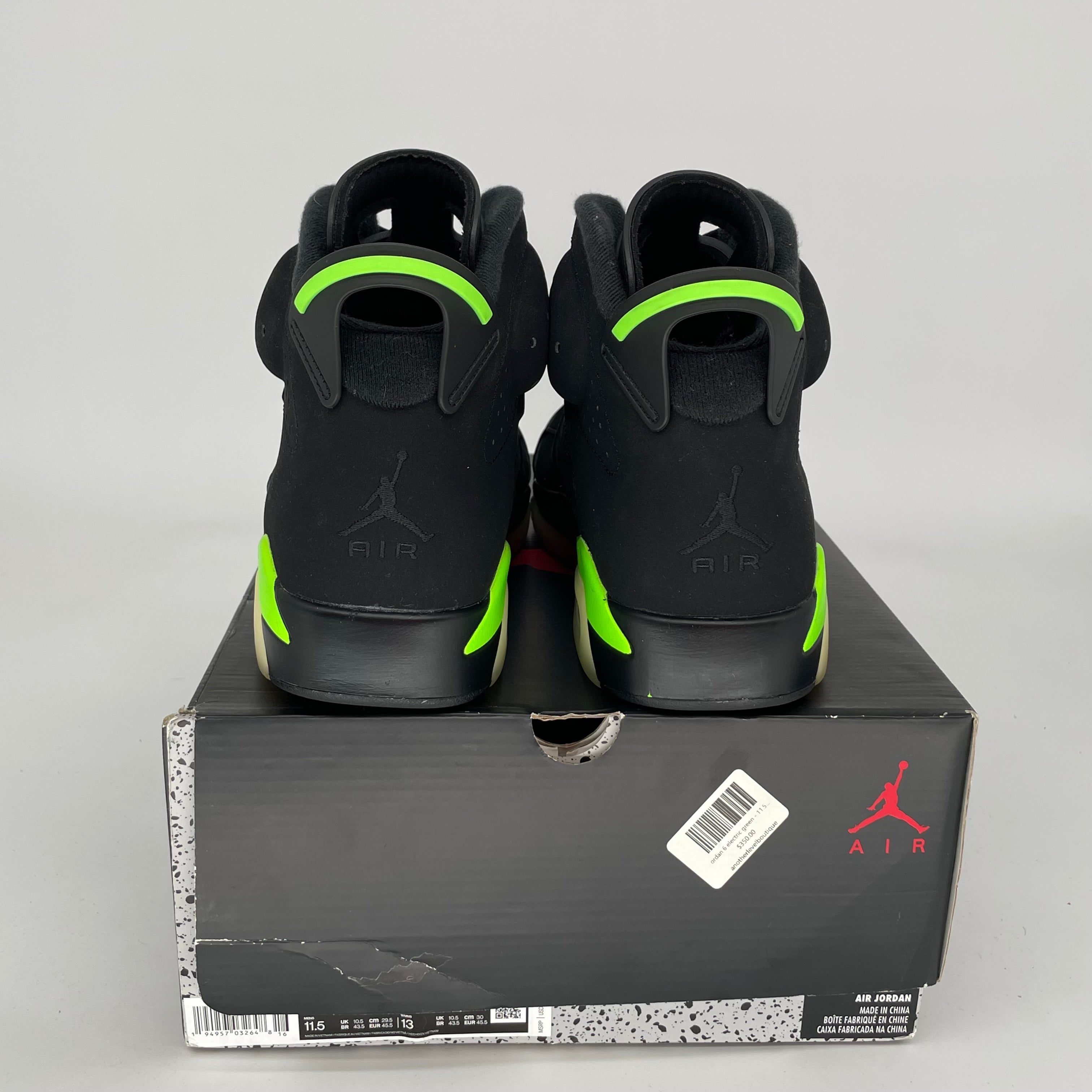 AIR JORDAN 6 ELECTRIC GREEN SIZE 11.5 CT8529-003