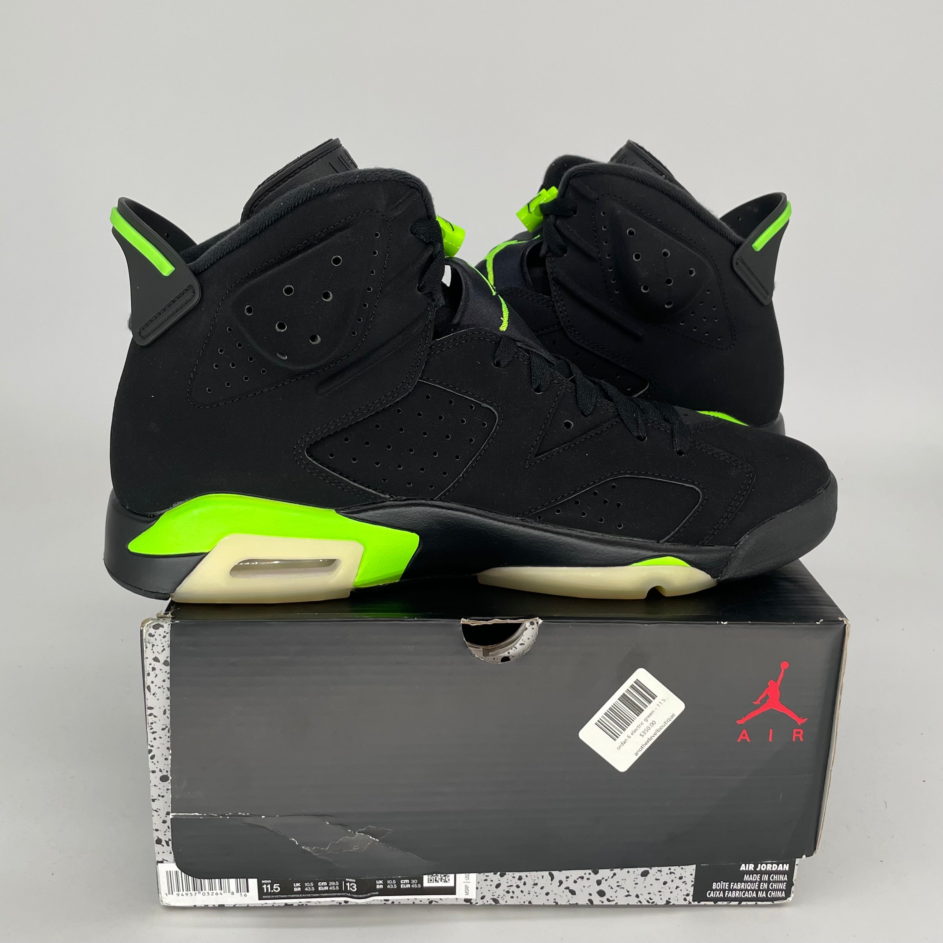 AIR JORDAN 6 ELECTRIC GREEN SIZE 11.5 CT8529-003